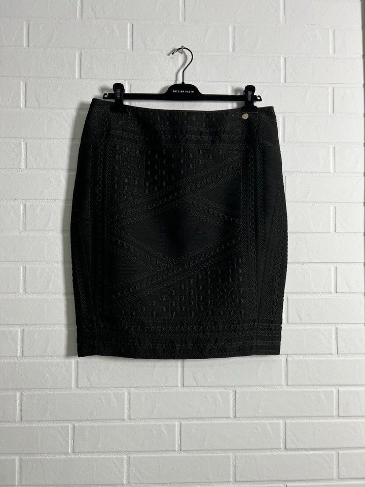 Versace Versace Collection Women's Skirt Cotton Blend Black Size 48 Size 34" / US 12 / IT 48 - 2 Thumbnail