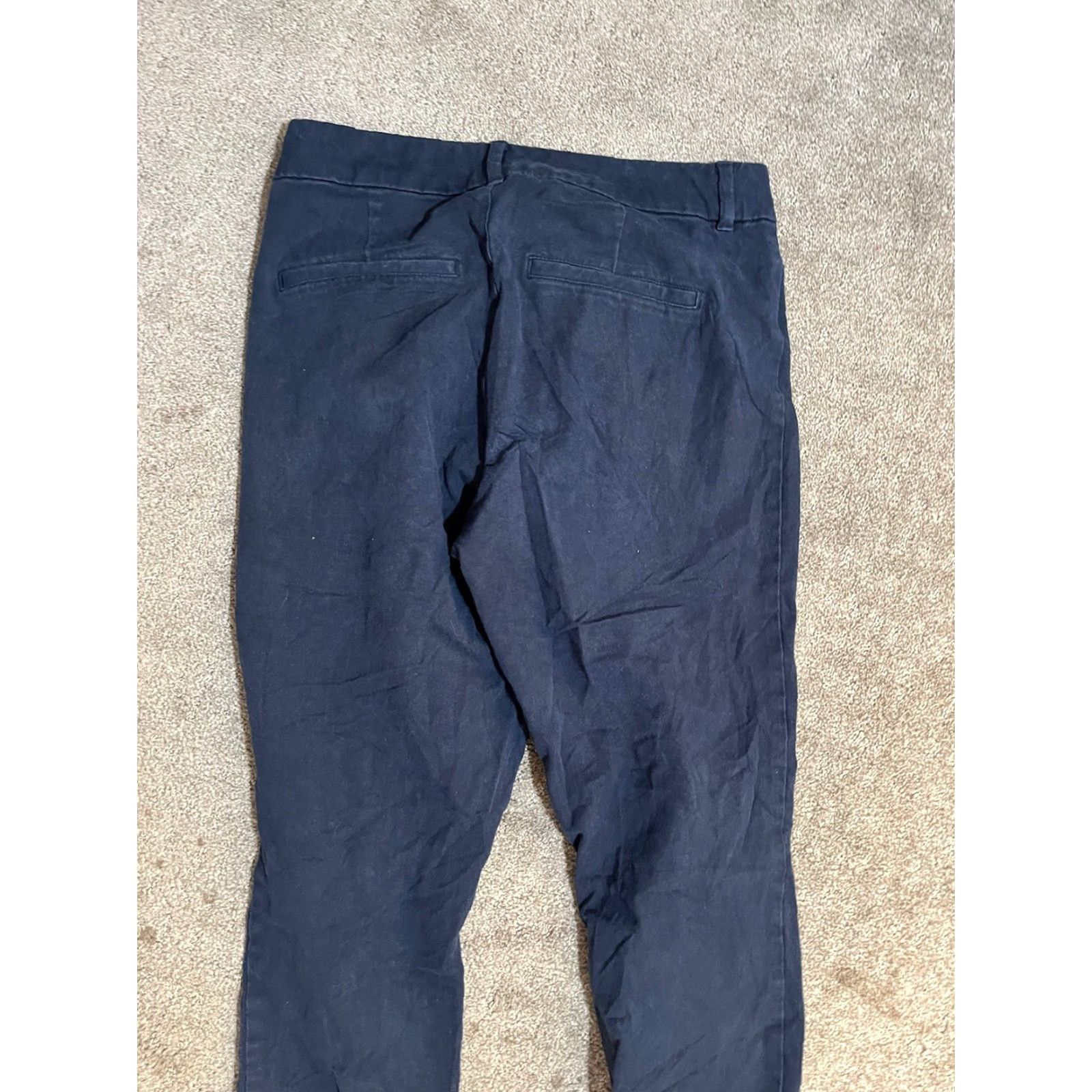 Old Navy Old Navy Pixie Pants Women Size 4 Navy Blue High Rise Secret Slim Pocke Size 27" / US 4 / IT 40 - 4 Thumbnail