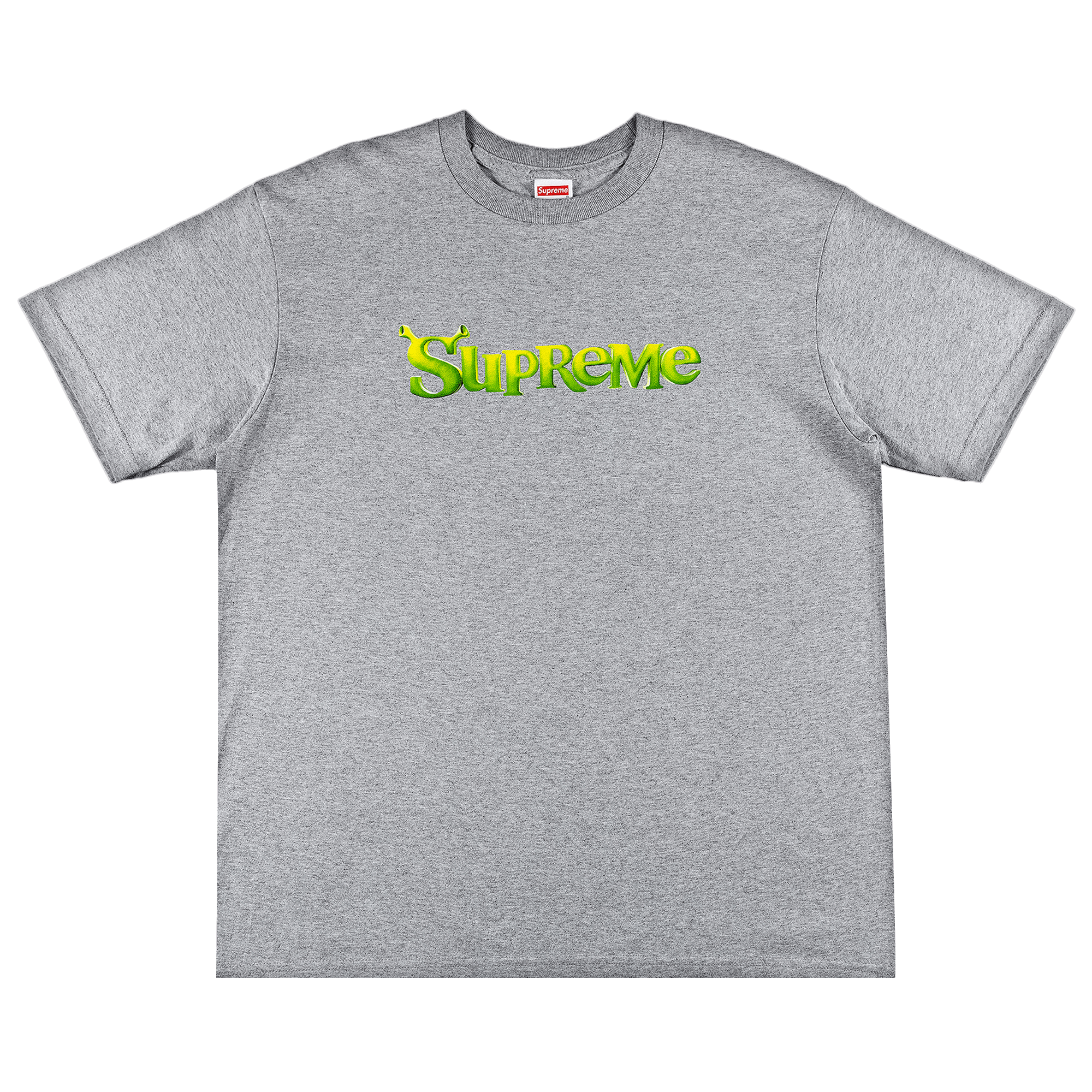 image of Supreme Shrek Tee Heather Grey, Men's (Size Medium)