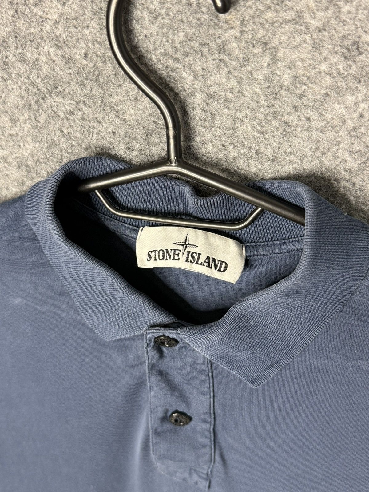 Stone Island Stone Island Navy Blue Small Logo Polo tshirt size M Size US M / EU 48-50 / 2 - 7 Thumbnail