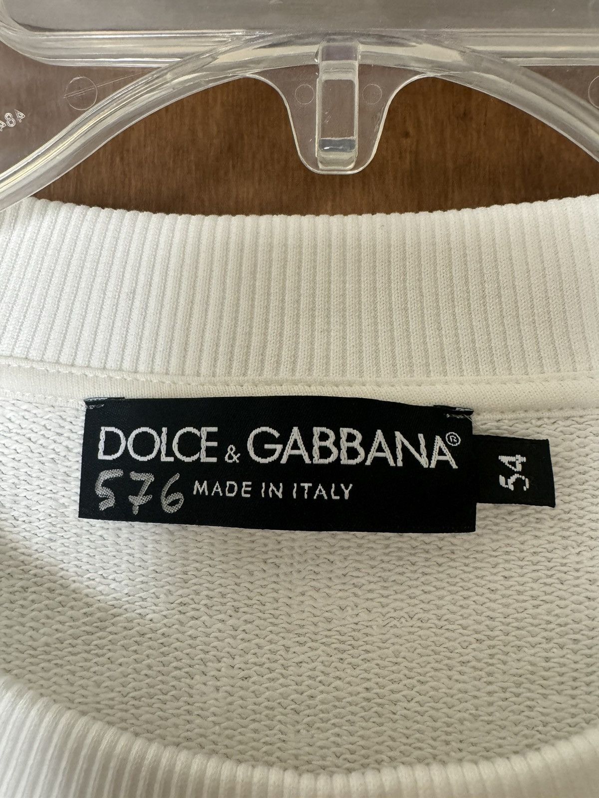 Dolce & Gabbana Dolce & Gabbana White Patch Sweatshirt Size US L / EU 52-54 / 3 - 2 Thumbnail