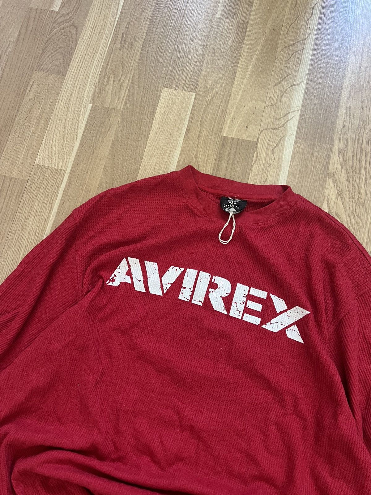 Avirex × Vintage Avirex vintage long sleeve flying big logo red archive 90s Size US L / EU 52-54 / 3 - 4 Thumbnail