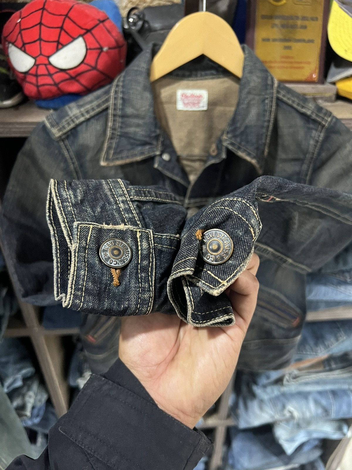 Levi's 🔥Vintage Levis Redloop Denim Jacket Size S / US 4 / IT 40 - 14 Thumbnail