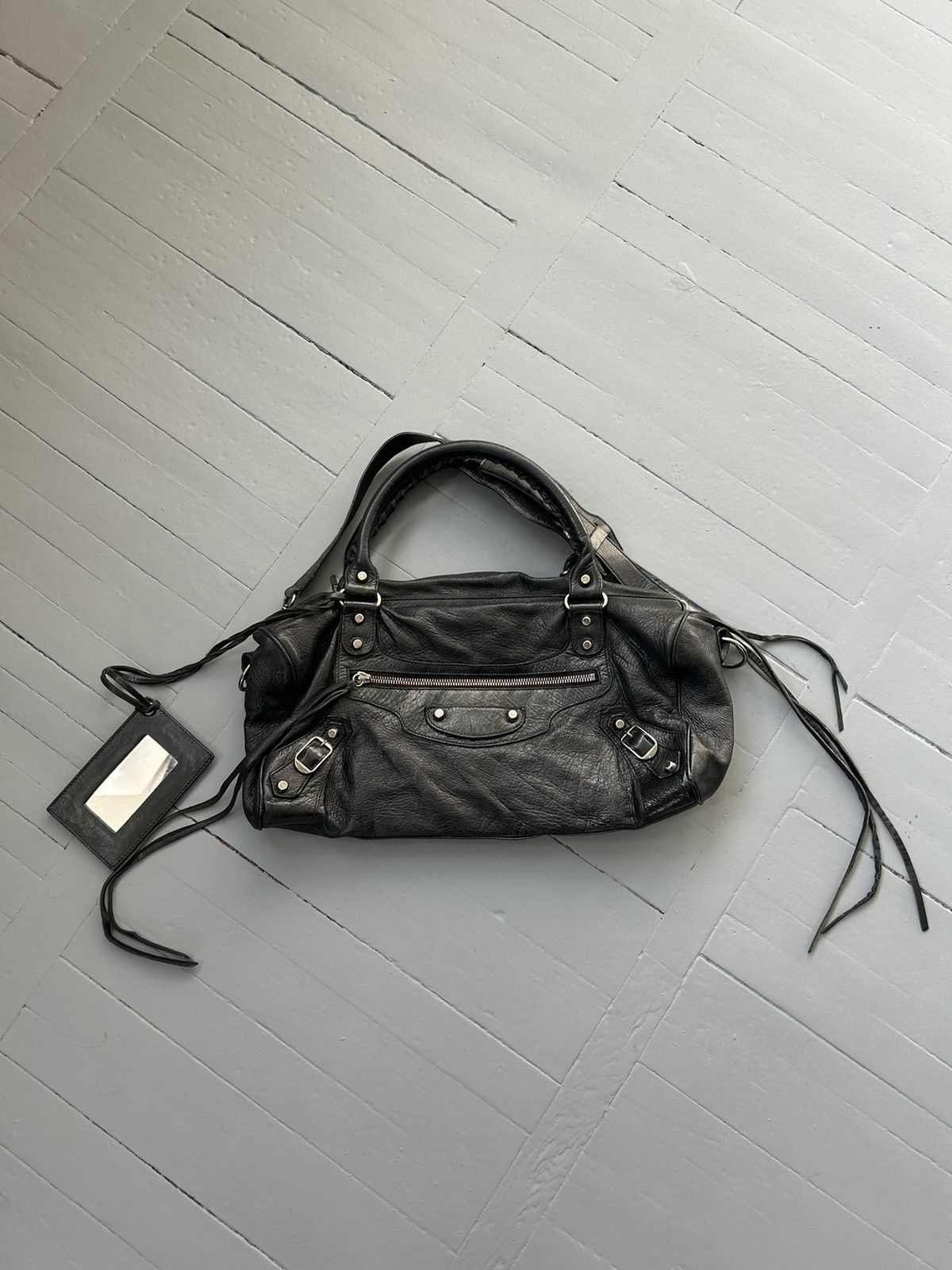 Balenciaga city leather bag