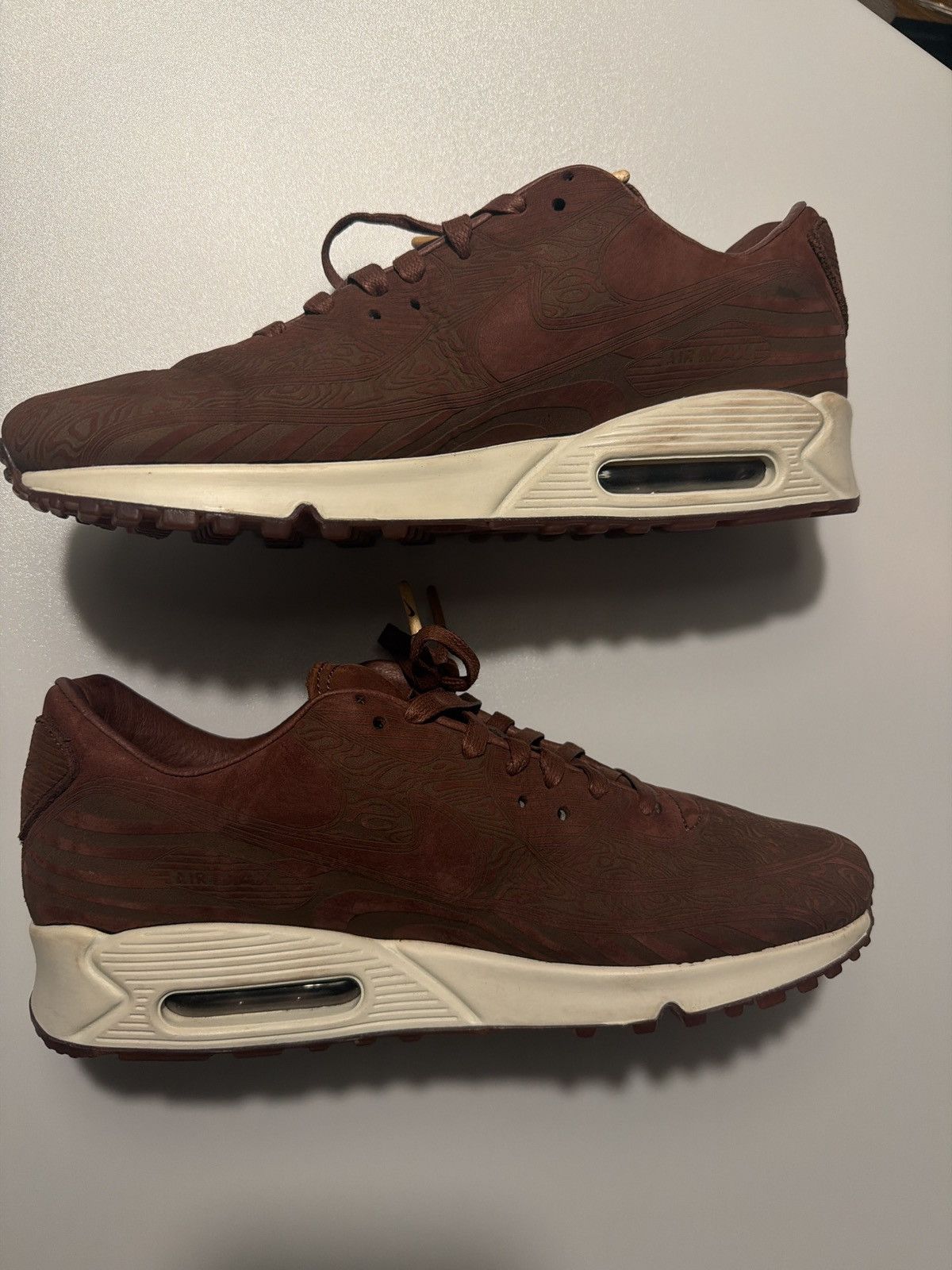 Nike Nike Air Max 90 – Brown Patterned / Textured Upper – Size 11 Size US 11 / EU 44 - 1 Thumbnail