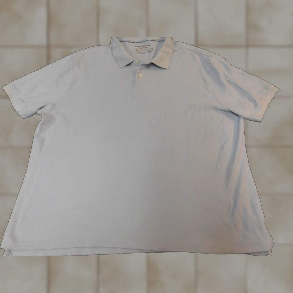 Vintage Saddlebred Polo Shirt Polo Men 2XL Gray Short Sleeve Knit Polyester Button Collared Golf Logo Vintage: No Size US XXL / EU 58 / 5 - 1 Thumbnail