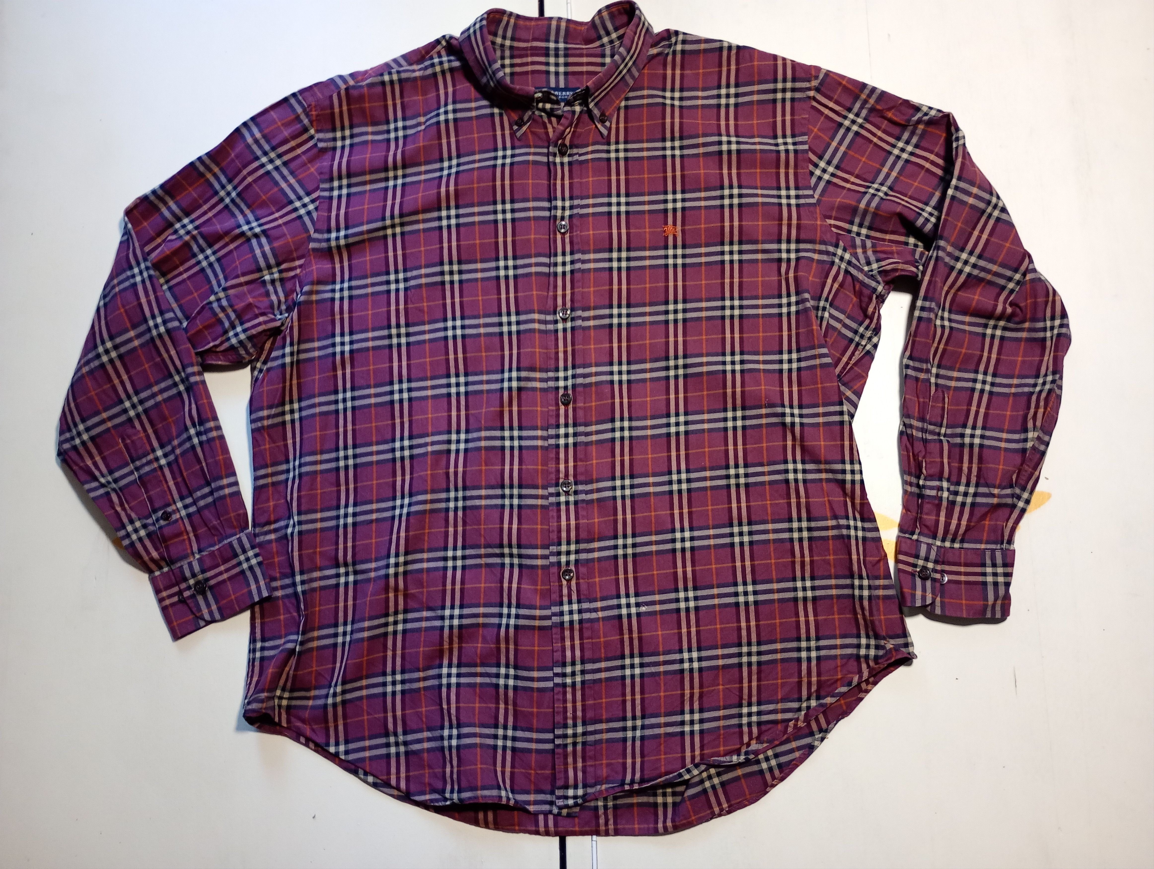 Burberry × Designer Burberry Checkered Shirt Vintage Size 6 Size US XXL / EU 58 / 5 - 2 Thumbnail