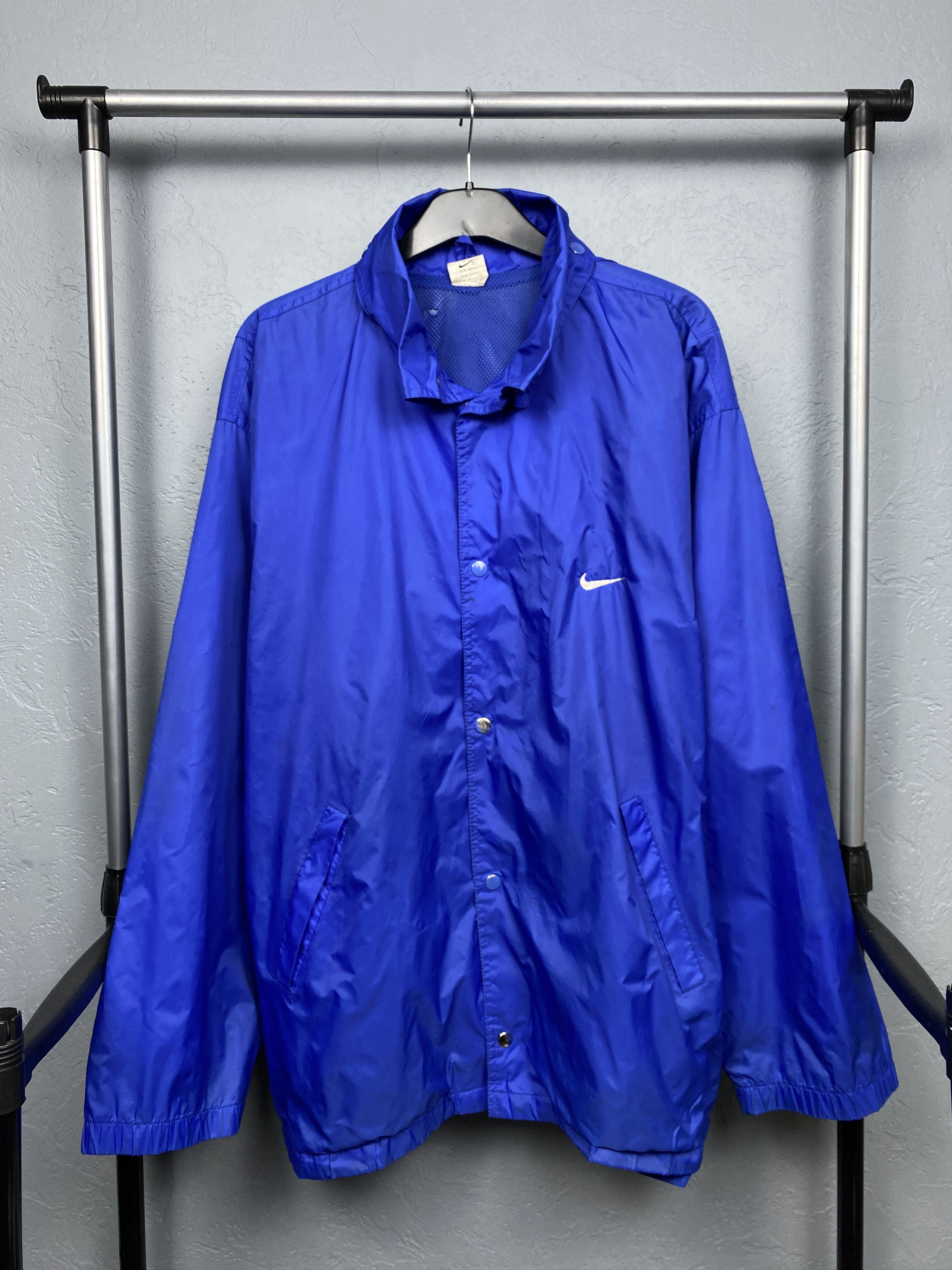 Nike Nike Vintage Windbreaker Jacket Swoosh Y2K Drill Size US XXL / EU 58 / 5 - 1 Thumbnail