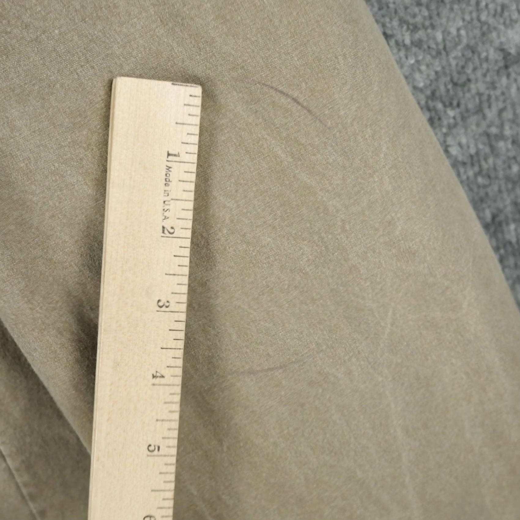 Vintage VINTAGE LL Bean Sport Coat Blazer Mens 50 Tall Beige Cotton Unstructured USA Size 50R - 4 Thumbnail