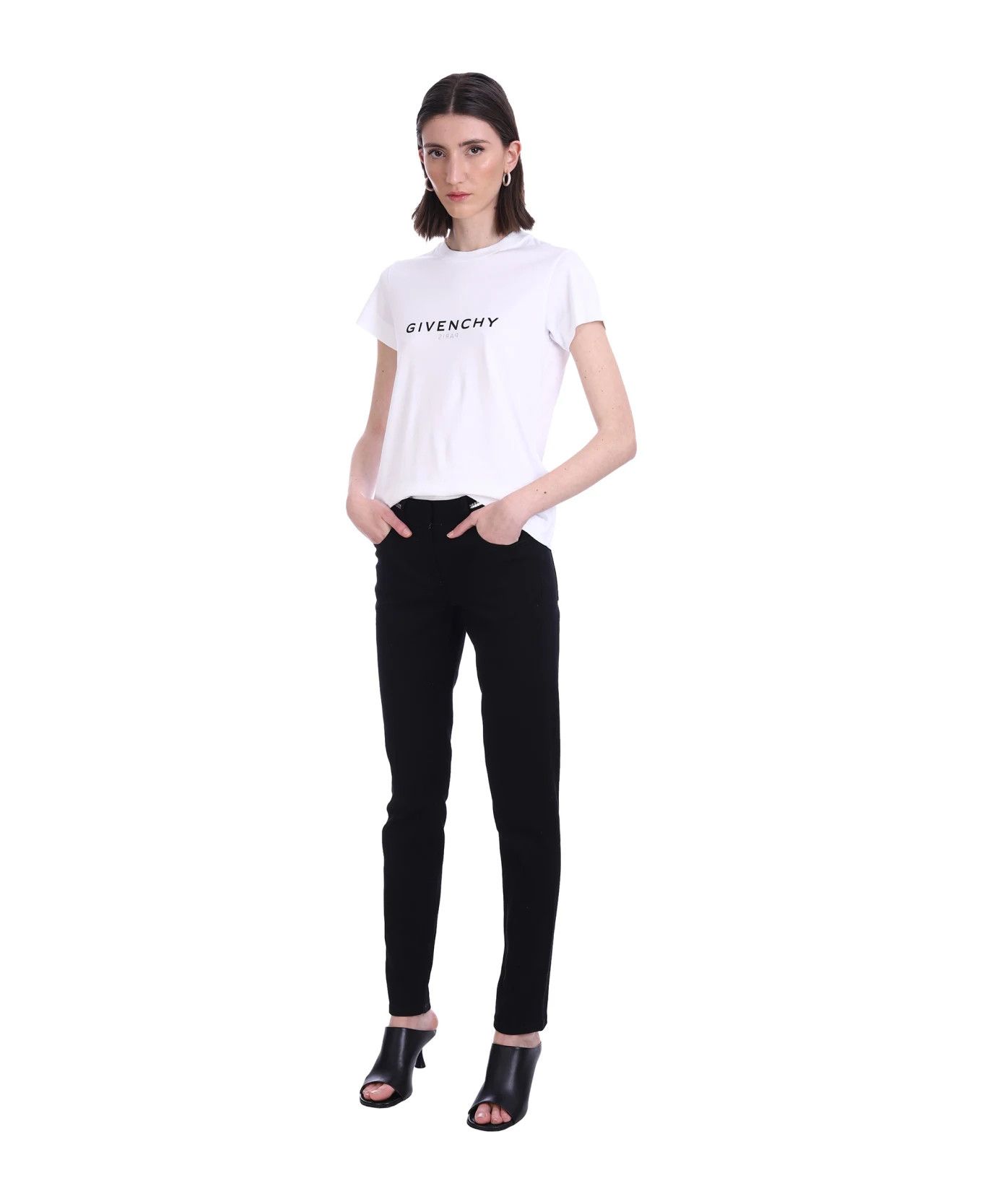 Givenchy o1srvl11e0625 T-Shirt in White Size XXL / US 16-18 / IT 52-54 - 4 Thumbnail