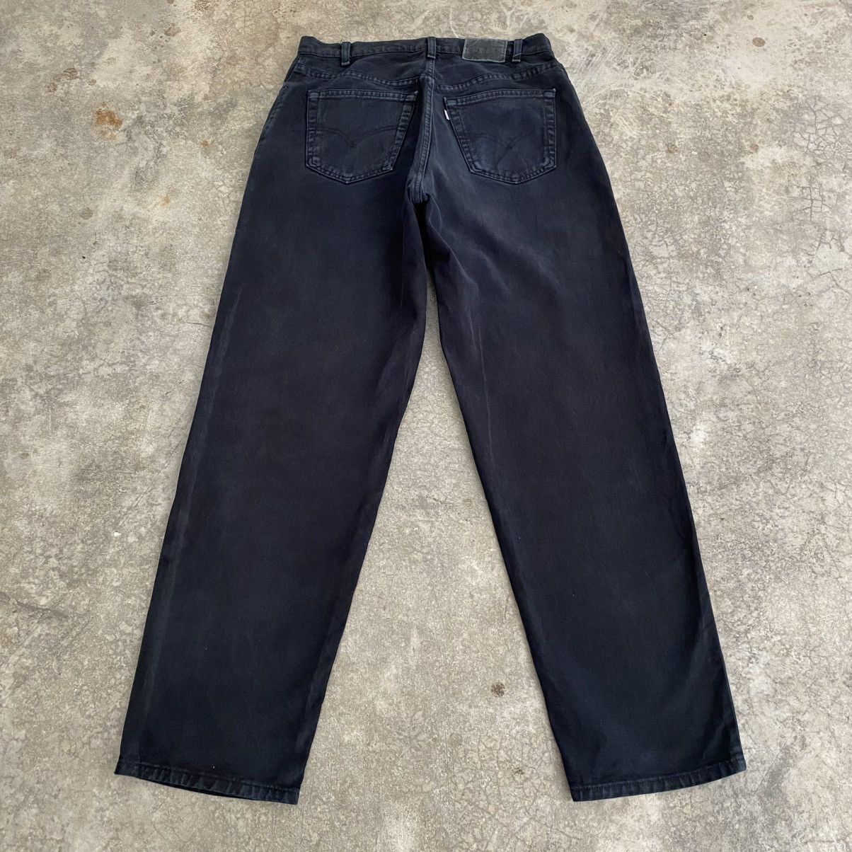 Levi's Vintage 1998 Levis Silvertab Black “LOOSE” Baggy Denim Jeans Size US 34 / EU 50 - 9 Thumbnail