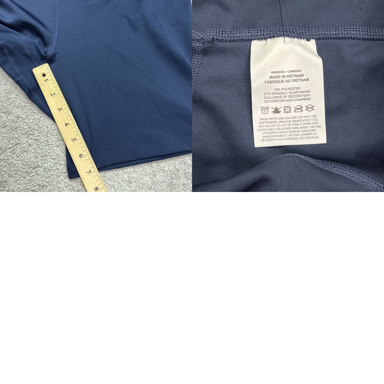 Nike Nike One Shorts Women’s 2X Dri-FIT High-Waisted 7" Biker DD0425-451 Blue NWT NEW Size 40" / US 18 - 9 Thumbnail