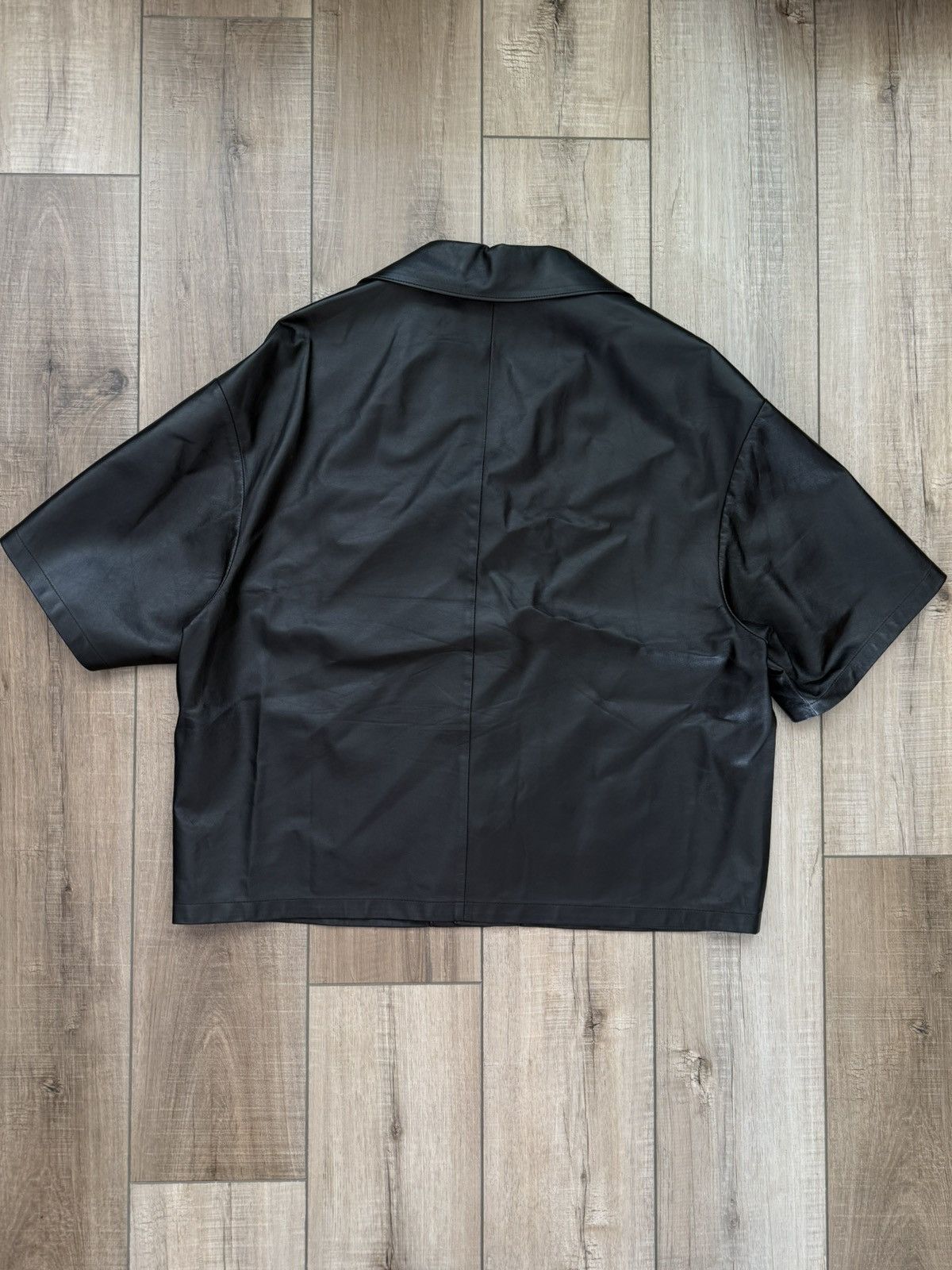 Prada Prada Nappa leather shirt Size US L / EU 52-54 / 3 - 2 Thumbnail