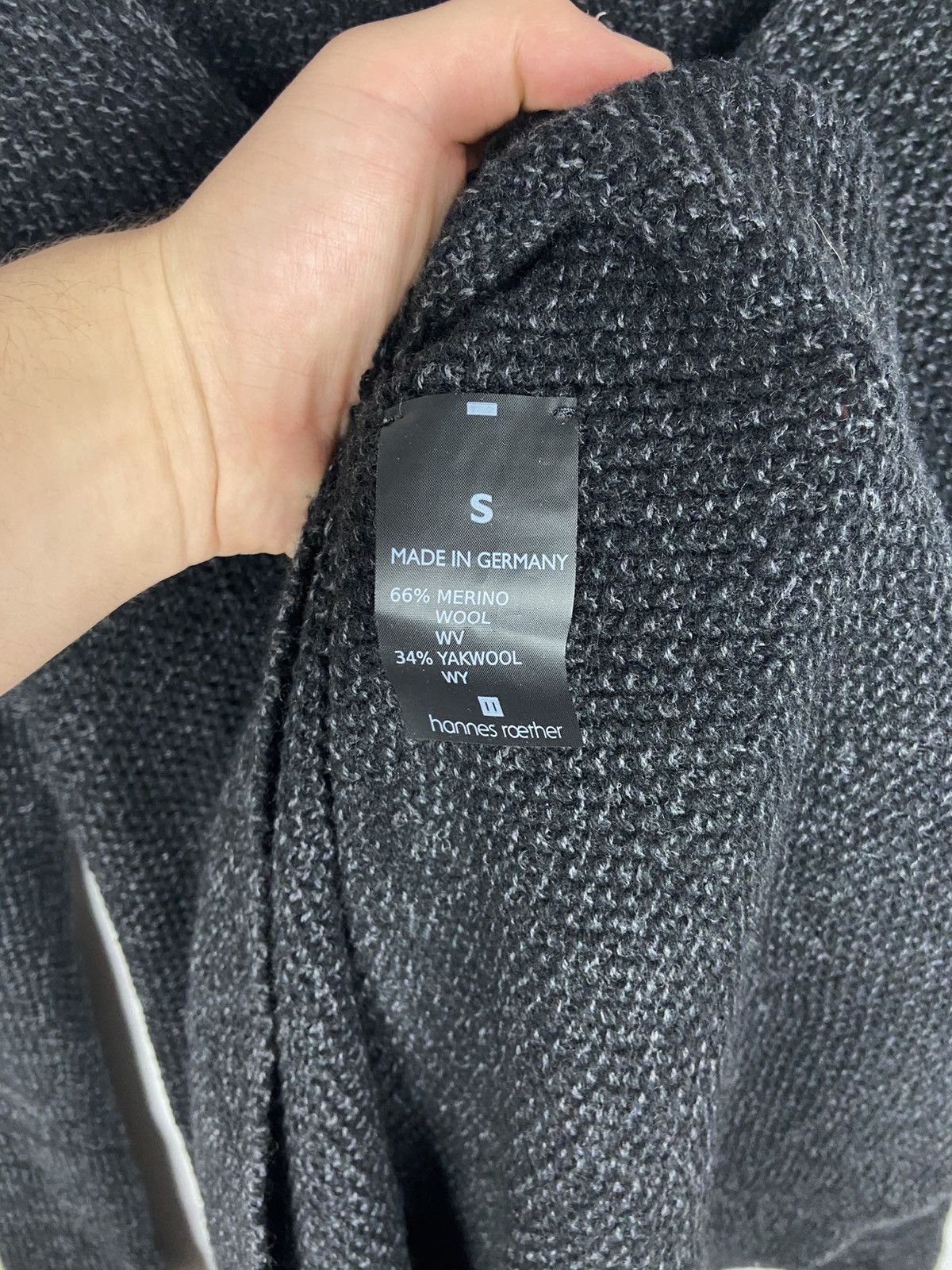 hannes roether Hannes Roether Women's Gray MerinoWool/YakWool Dress Size S / US 4 / IT 40 - 10 Thumbnail