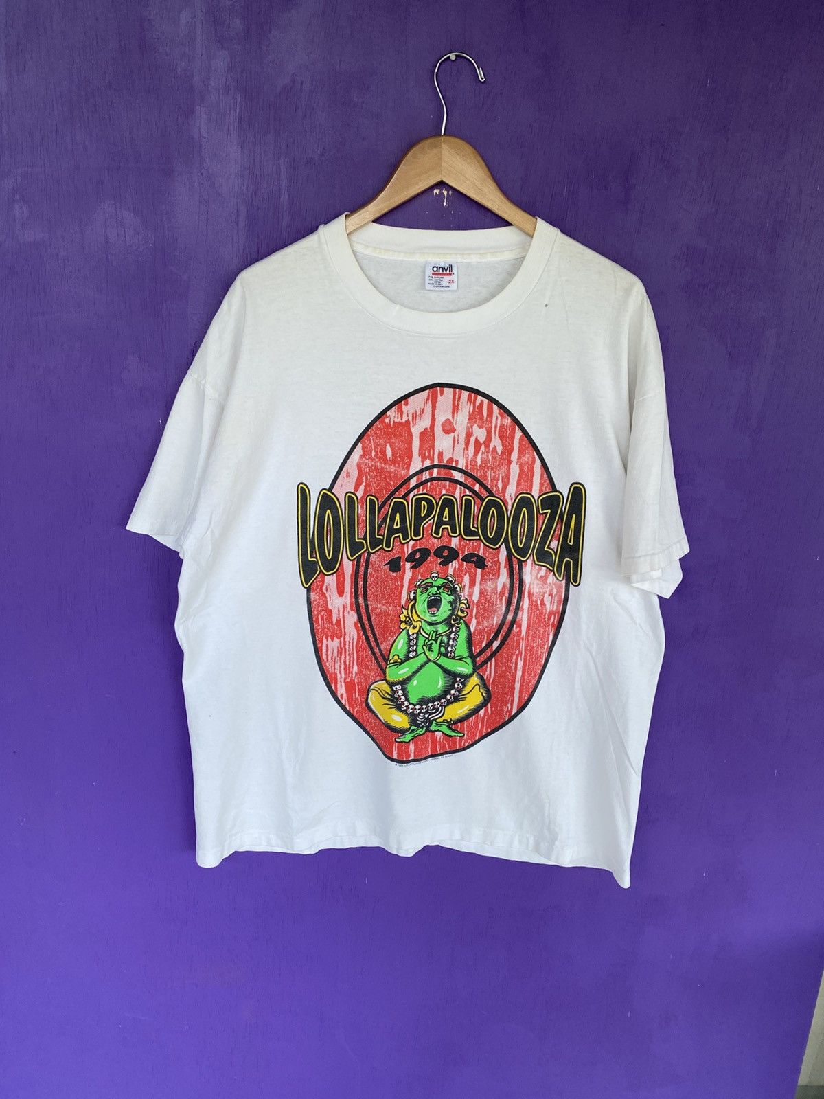 Band Tees Vintage 1994 Lollapalooza buddha festival tee Size US XL / EU 56 / 4 - 1 Thumbnail