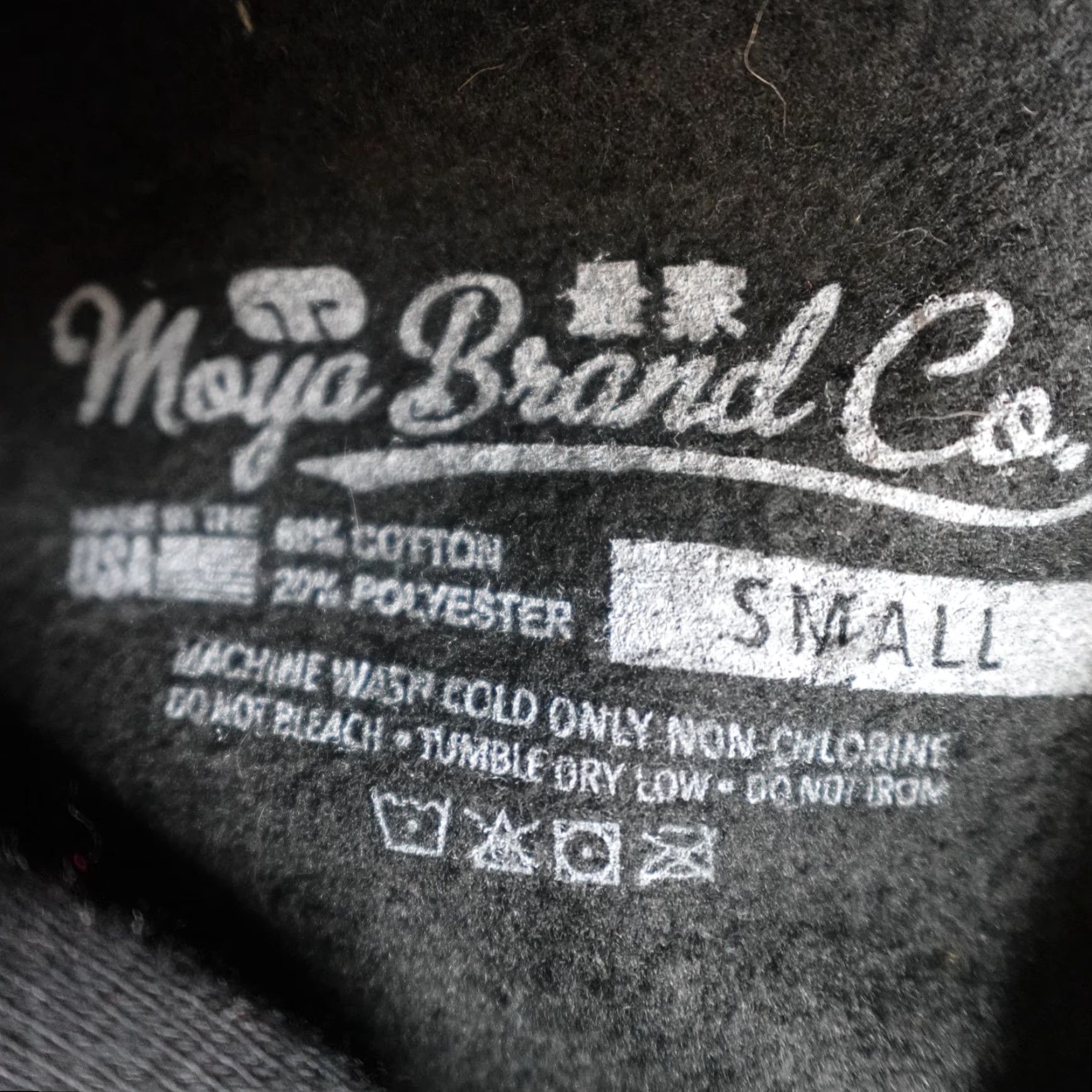 J Brand VINTAGE Moya Hoodie Mens Sweatshirt Small Black Pullover Hooded Made in USA Size US S / EU 44-46 / 1 - 7 Thumbnail