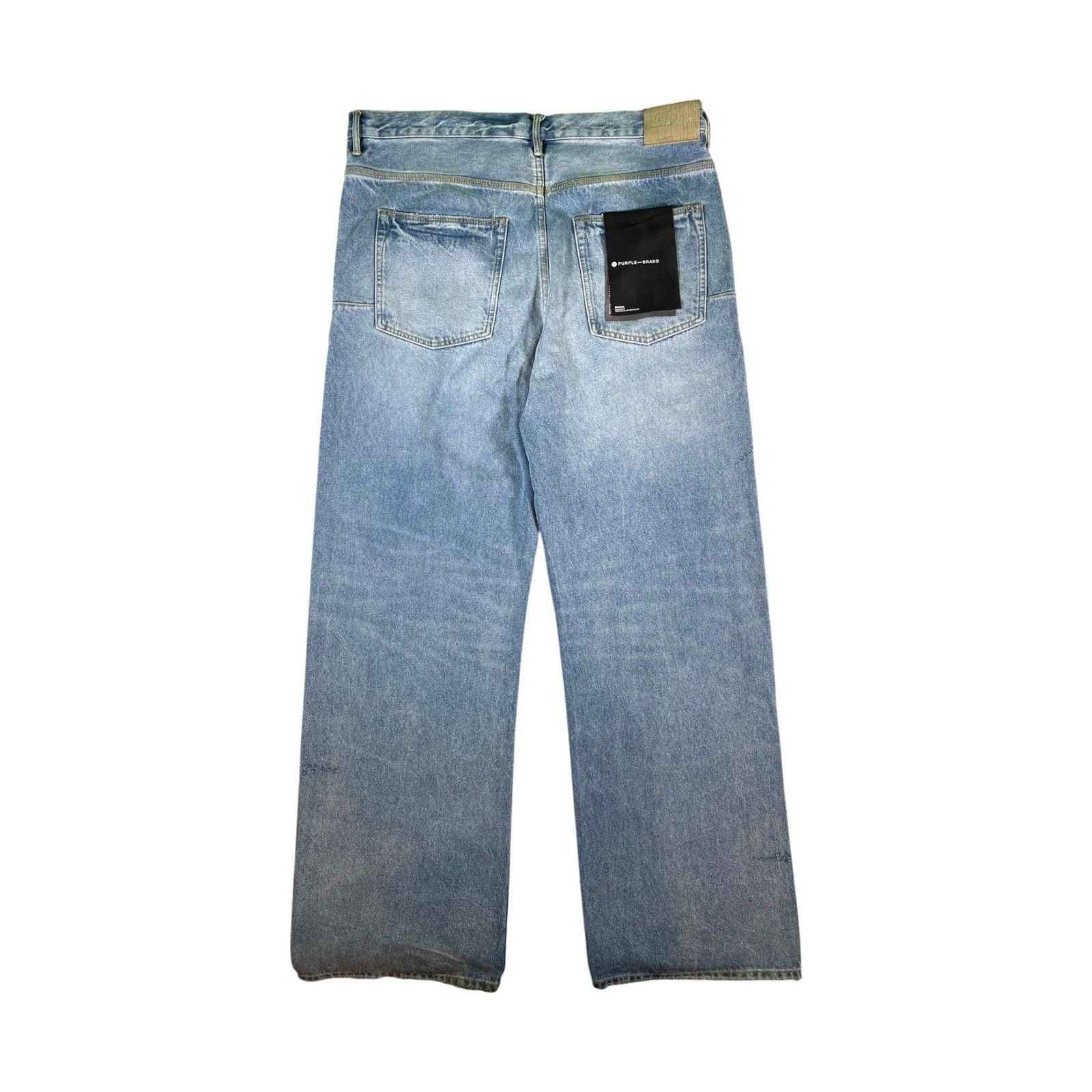 Purple Brand Purple Brand "Crystal Star" Light Wash Jeans Size US 38 / EU 54 - 2 Thumbnail
