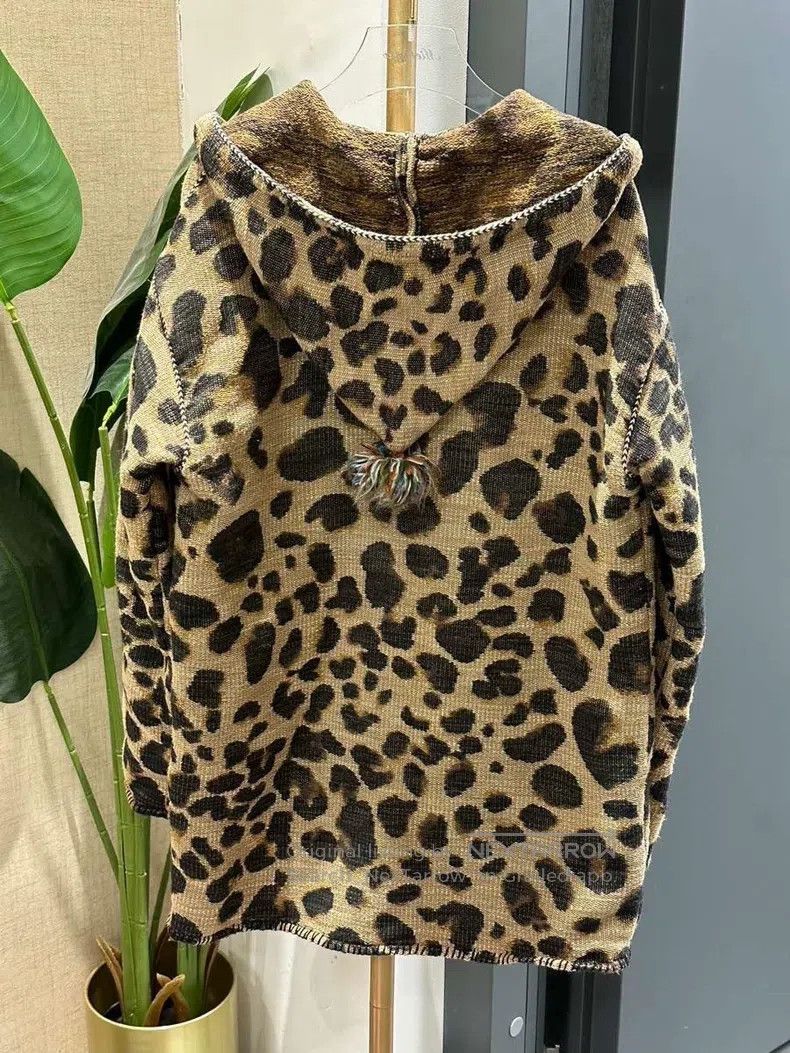 Saint Laurent Paris Saint Laurent Paris Leopard print woven jacket Size S / US 4 / IT 40 - 2 Thumbnail