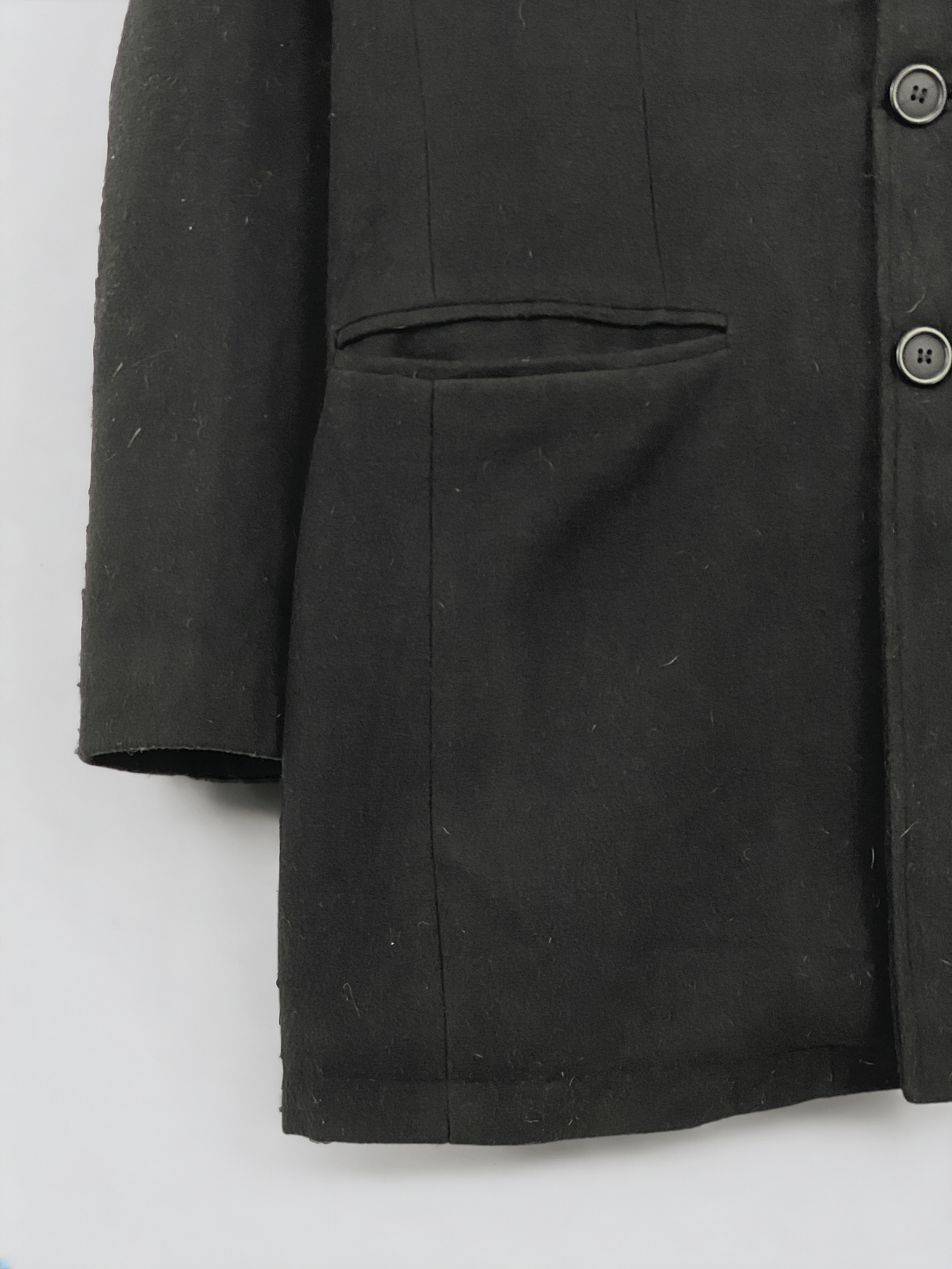 If Six Was Nine Vintage Enos Italy Heavy Coat Zipper Up Long Jacket JA0063 Size US L / EU 52-54 / 3 - 12 Thumbnail