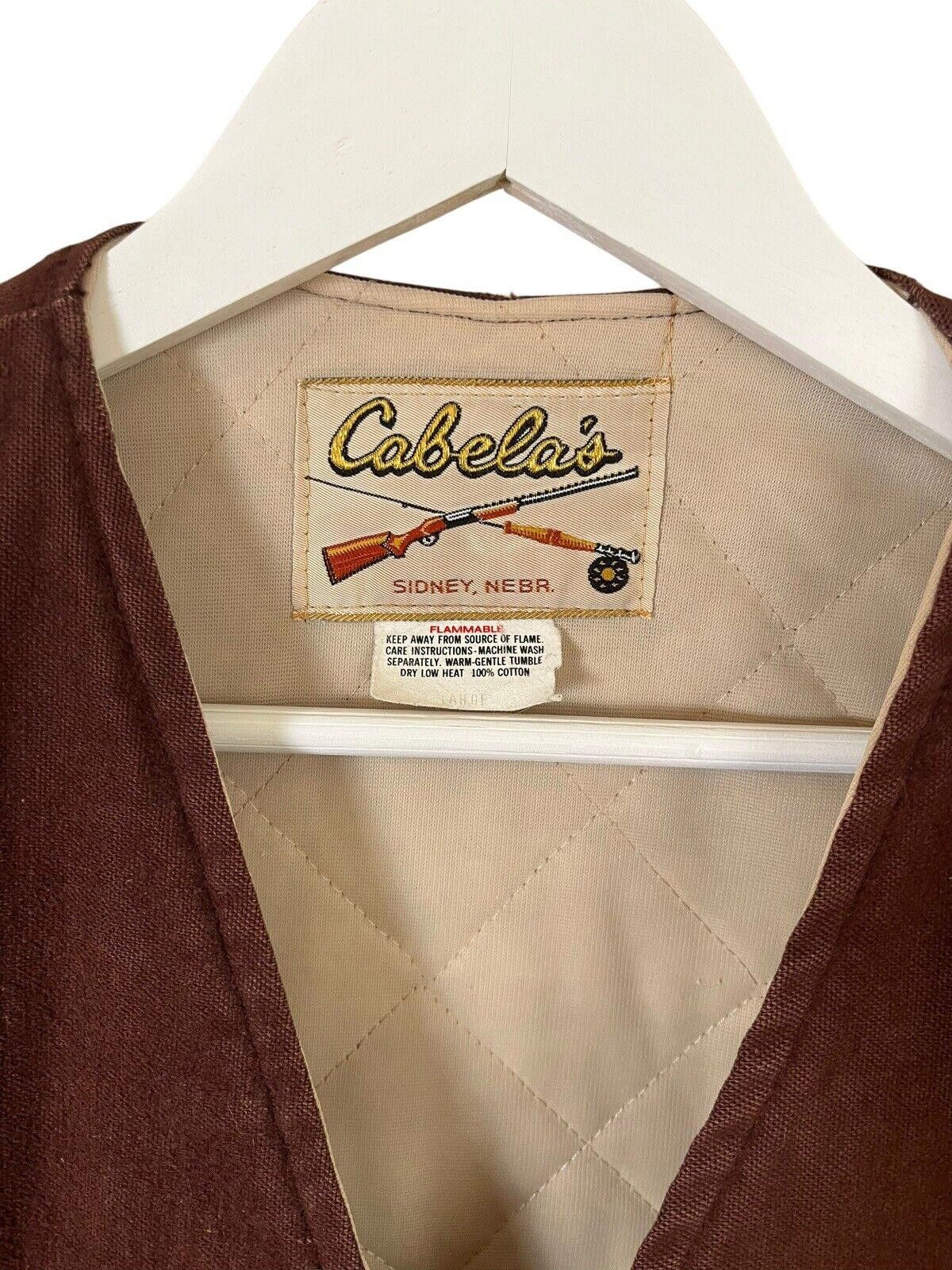Cabelas × Vintage Vintage 90s Cabelas Sportswear Cotton Canvas Vest Large Size US L / EU 52-54 / 3 - 3 Thumbnail