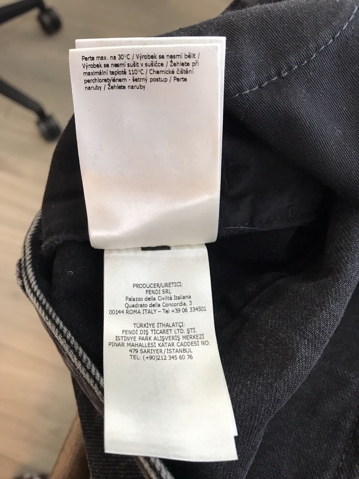Fendi Fendi Nero Denim Size US 30 / EU 46 - 9 Thumbnail