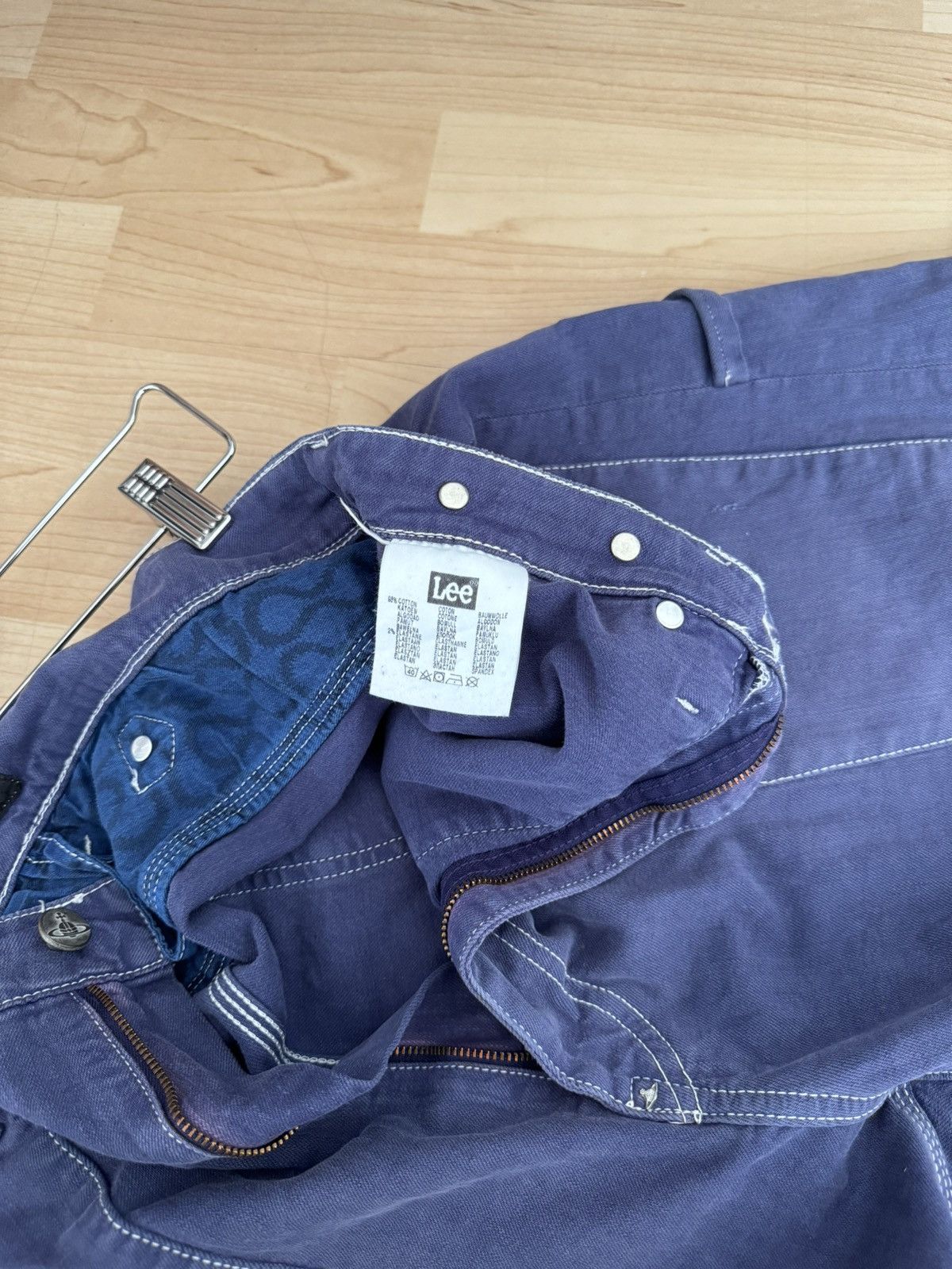 Lee × Vivienne Westwood Vivienne Westwood x Lee Damaged Denim Size US 31 - 10 Thumbnail