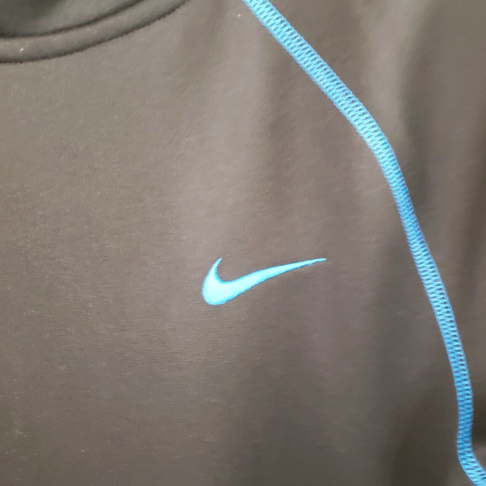 Nike Nike Hoodie Mens XL Black Therma-Fit Pullover Fleece Lined Jacket Pockets BlueT Size US XL / EU 56 / 4 - 6 Thumbnail