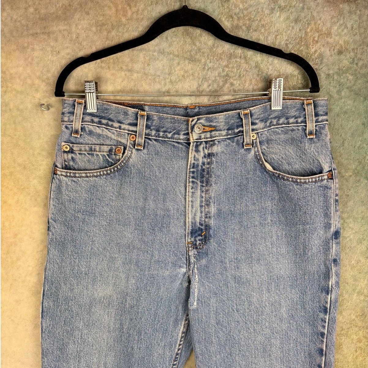 Levi's × Vintage VTG 90s Levis 512 Denim Jeans 36x32 Slim Fit Tapered Leg Size US 36 / EU 52 - 7 Thumbnail