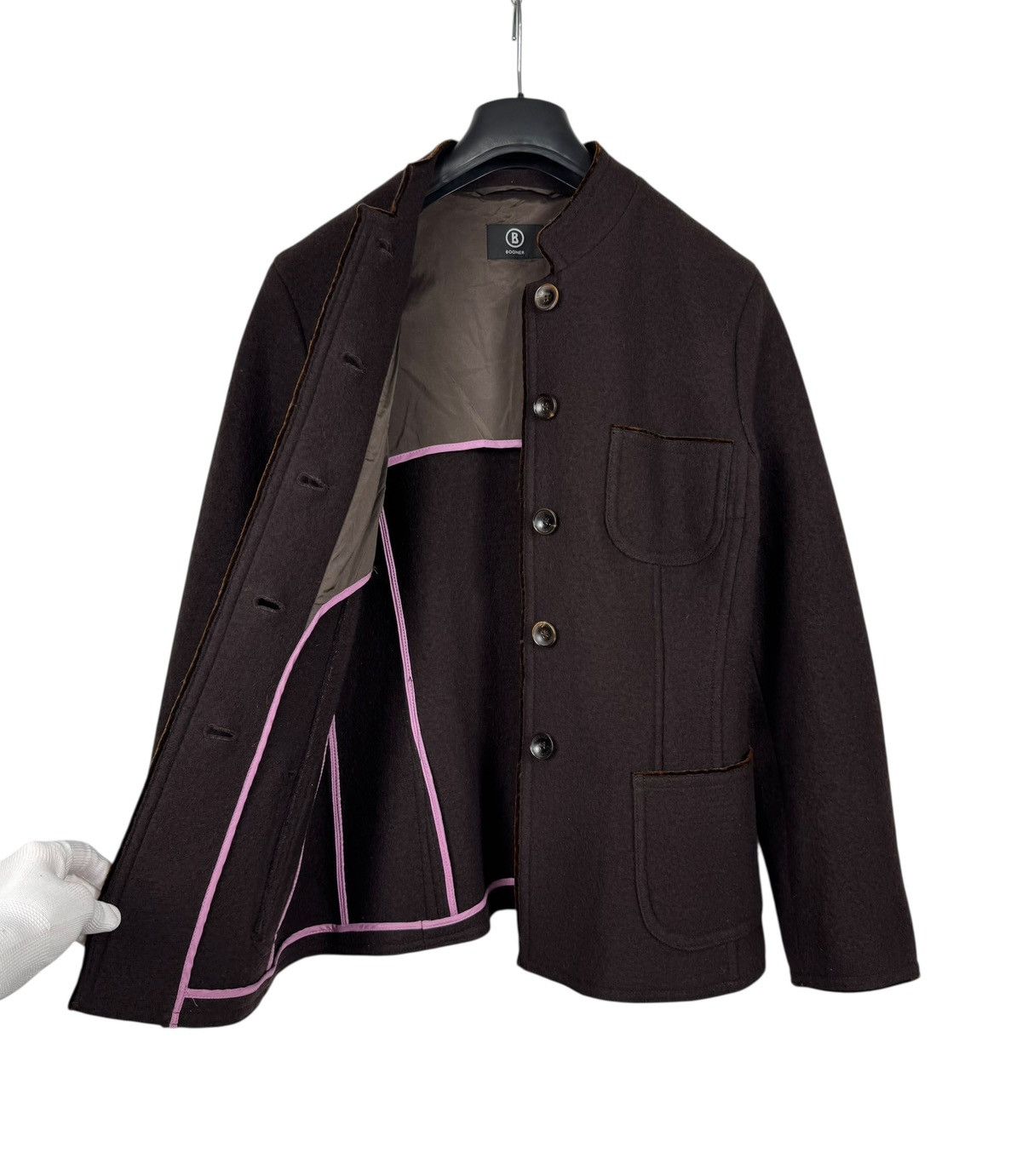 Bogner Bogner Virgin Wool Knit Jacket Womens size US10 Size L / US 10 / IT 46 - 13 Thumbnail