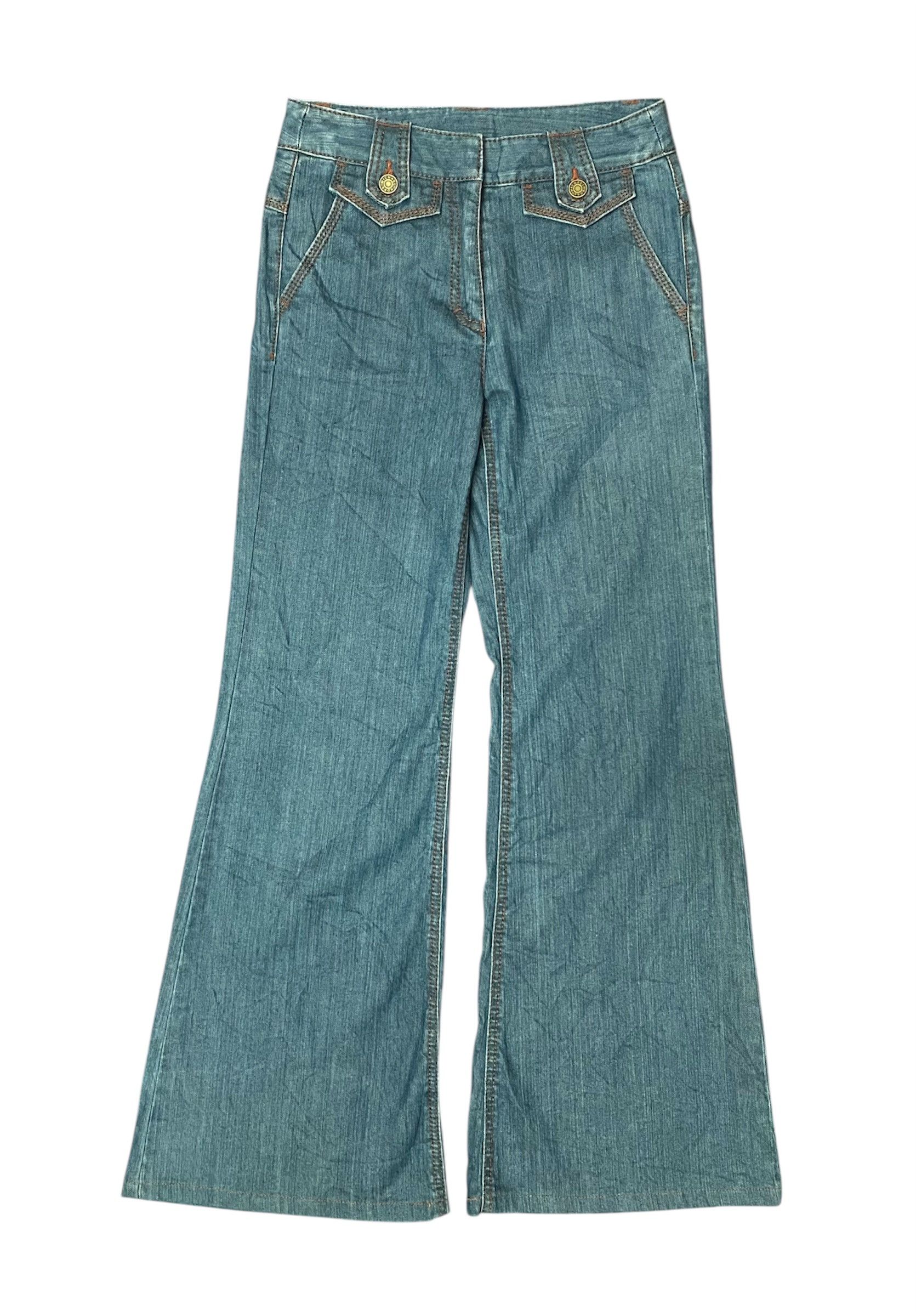 Michael Kors Michael Kors Onward Kashiyama Flared Denim Pants Size 2 Size 28" / US 6 / IT 42 - 1 Thumbnail