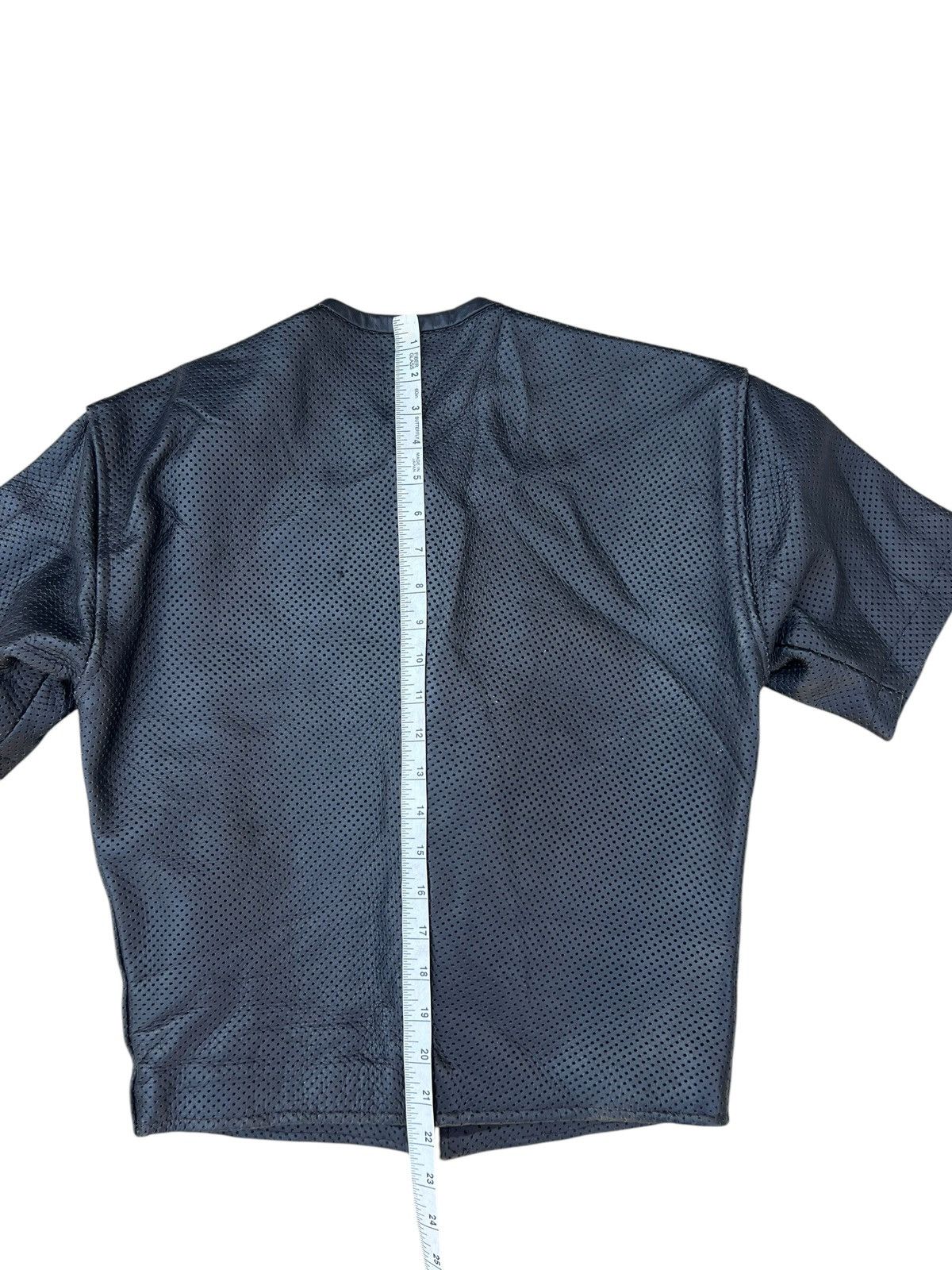 Leather Vintage Bikers Corin Motors Japan Patina Mesh Leather Shirt Size US S / EU 44-46 / 1 - 15 Thumbnail