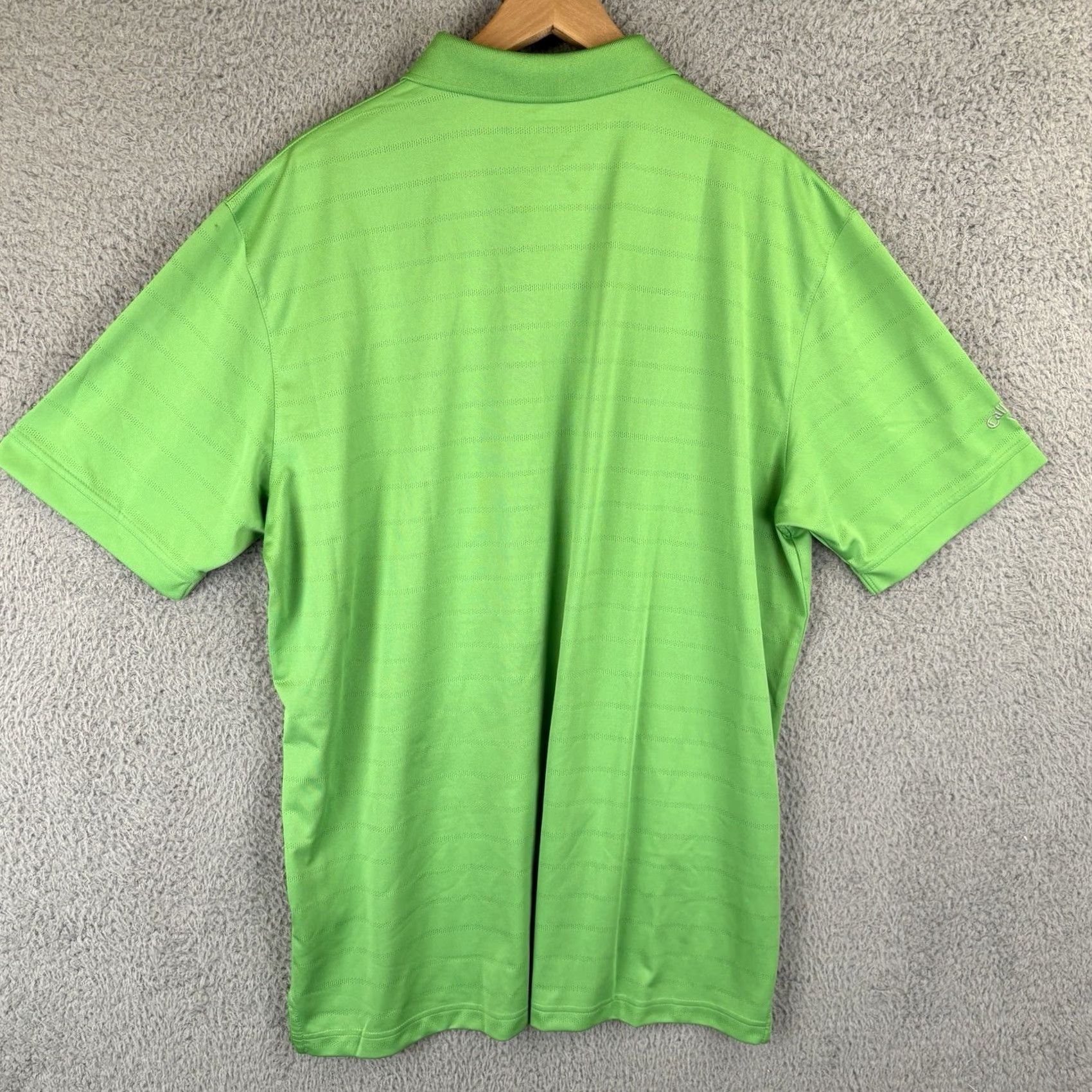 Callaway Callaway Opti-Dri Polo Shirt Mens XL Green Striped Short Sleeve Collared Golf Performance breathable Stretch Size US XL / EU 56 / 4 - 6 Thumbnail