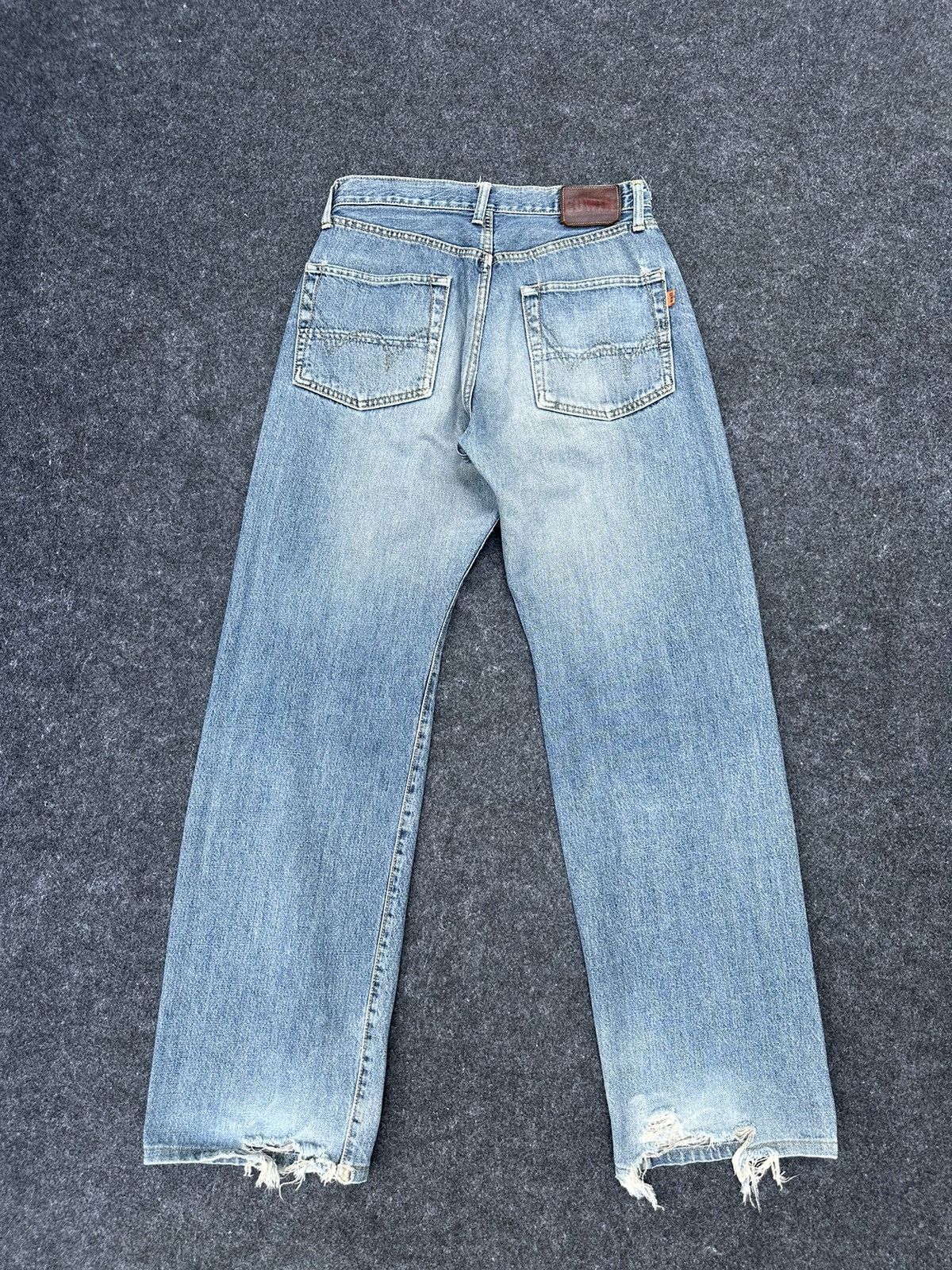 Edwin Vintage Edwin 505 Selvedge Faded Washed Denim 29x31 D9 Size US 29 - 3 Thumbnail