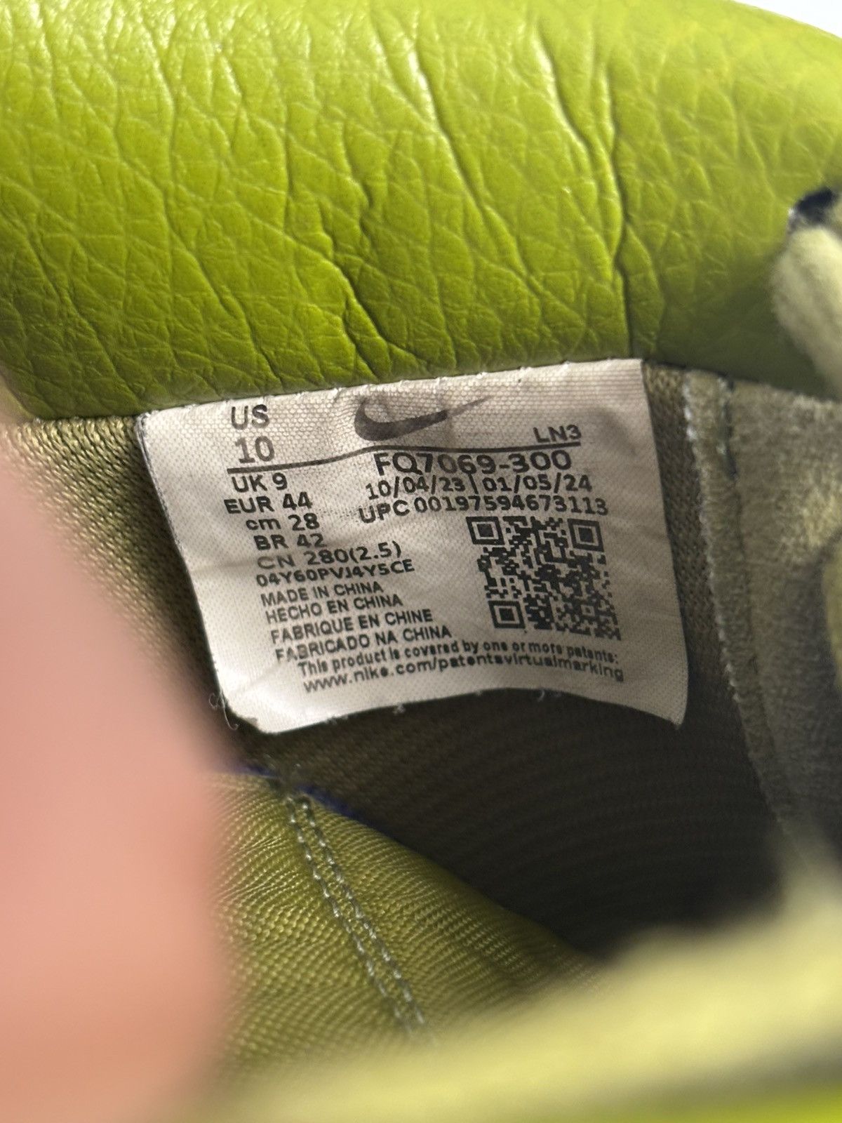 Nike Nike air force one “cpfm moss” Size US 10 / EU 43 - 6 Thumbnail