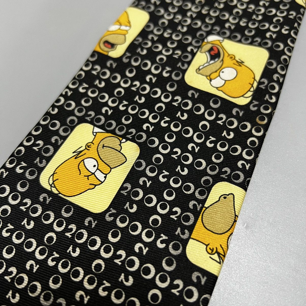 The Simpsons × Vintage Mens Vintage The Simpsons Homer Tie 00s Size ONE SIZE - 7 Thumbnail