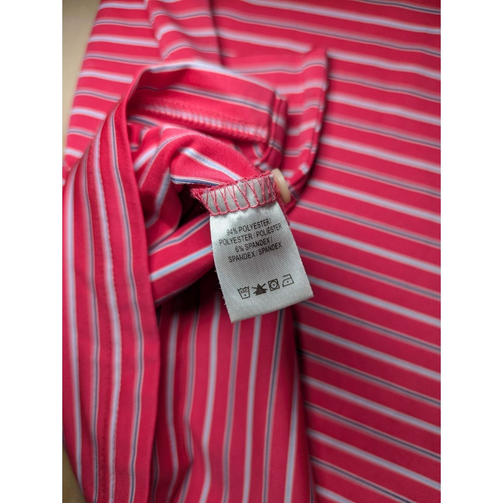 Other Fairway & Greene Men's Large F&G Tech Polo Shirt Striped Size US L / EU 52-54 / 3 - 6 Thumbnail