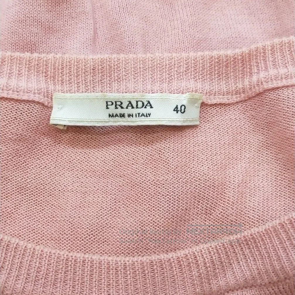 Prada Prada Cotton Knit Crewneck Short Sleeve Top . Size US M / EU 48-50 / 2 - 7 Thumbnail