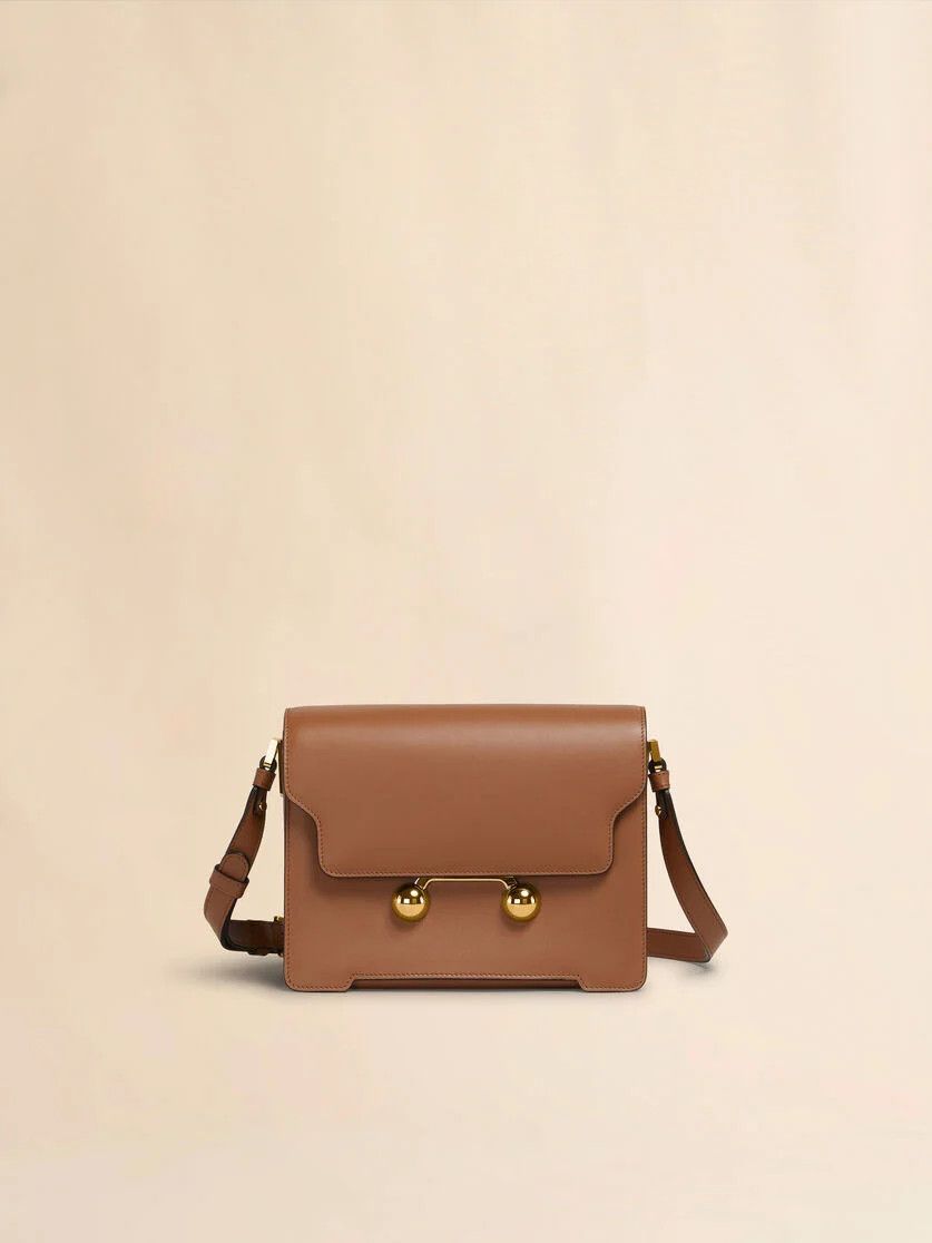 Marni o1w1db11125 Size :OS /Trunkaroo Medium Shoulder Bag in Brown Size ONE SIZE - 1 Thumbnail