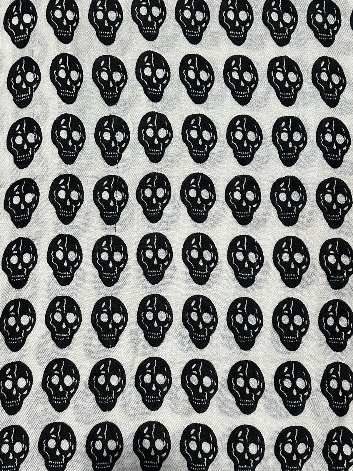 Other White Skull Pattern Scarf Wrap Size ONE SIZE - 4 Thumbnail