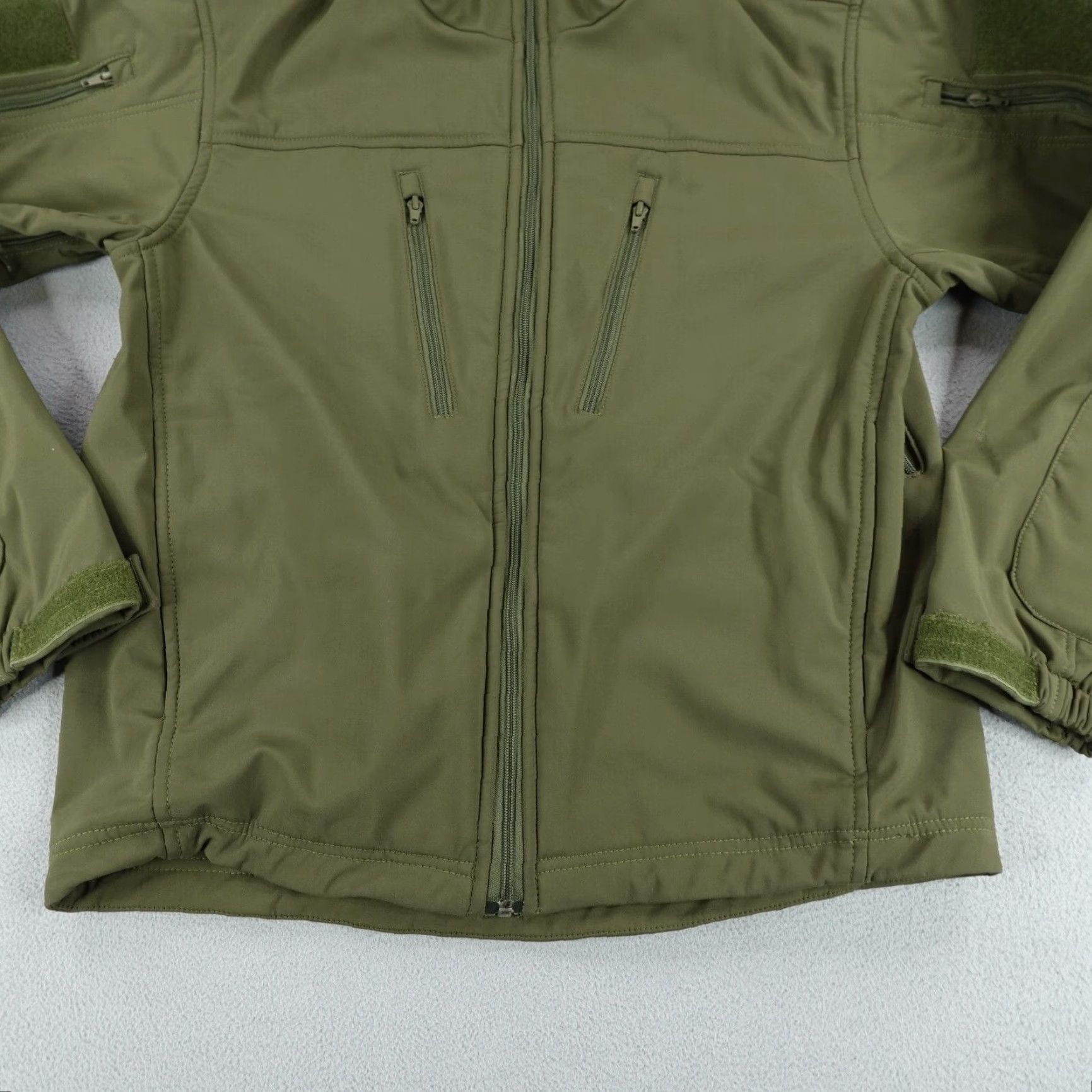 Vintage Voodoo Tactical Jacket Men Large Green Fleece Lined Softshell Coat Windbreaker Size US L / EU 52-54 / 3 - 3 Thumbnail