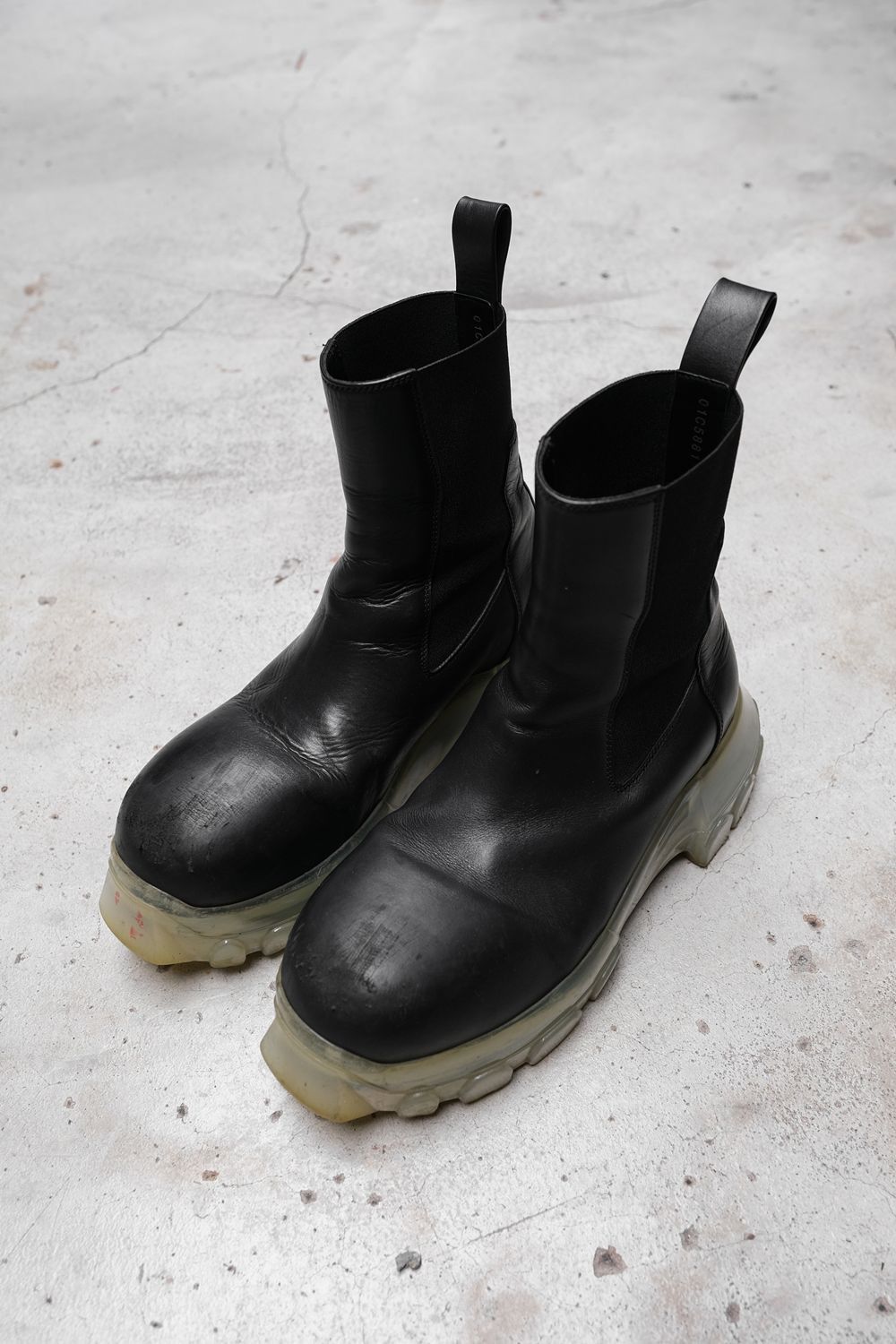 Rick Owens Rick Owens Beatle Bozo Tractor Leather Boots Size US 7 / IT 37 - 1 Thumbnail