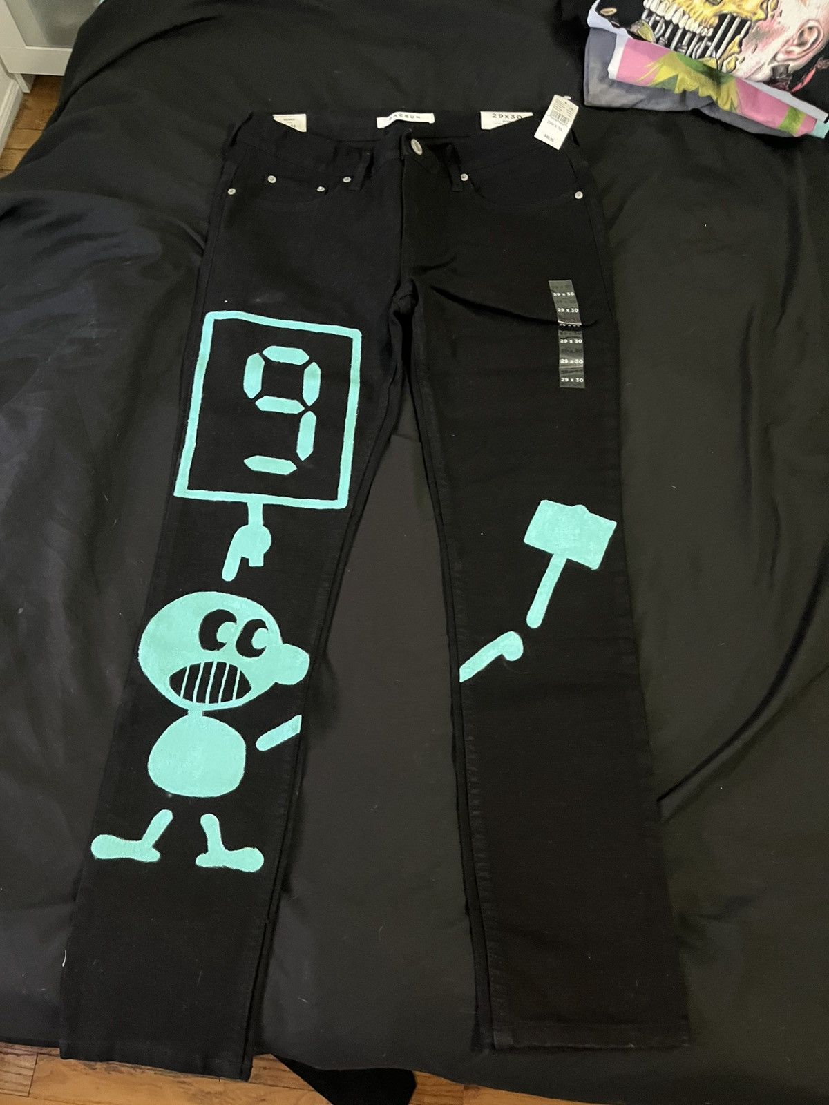 Pacsun Pacsun black denim game and watch Size US 31 - 1 Thumbnail