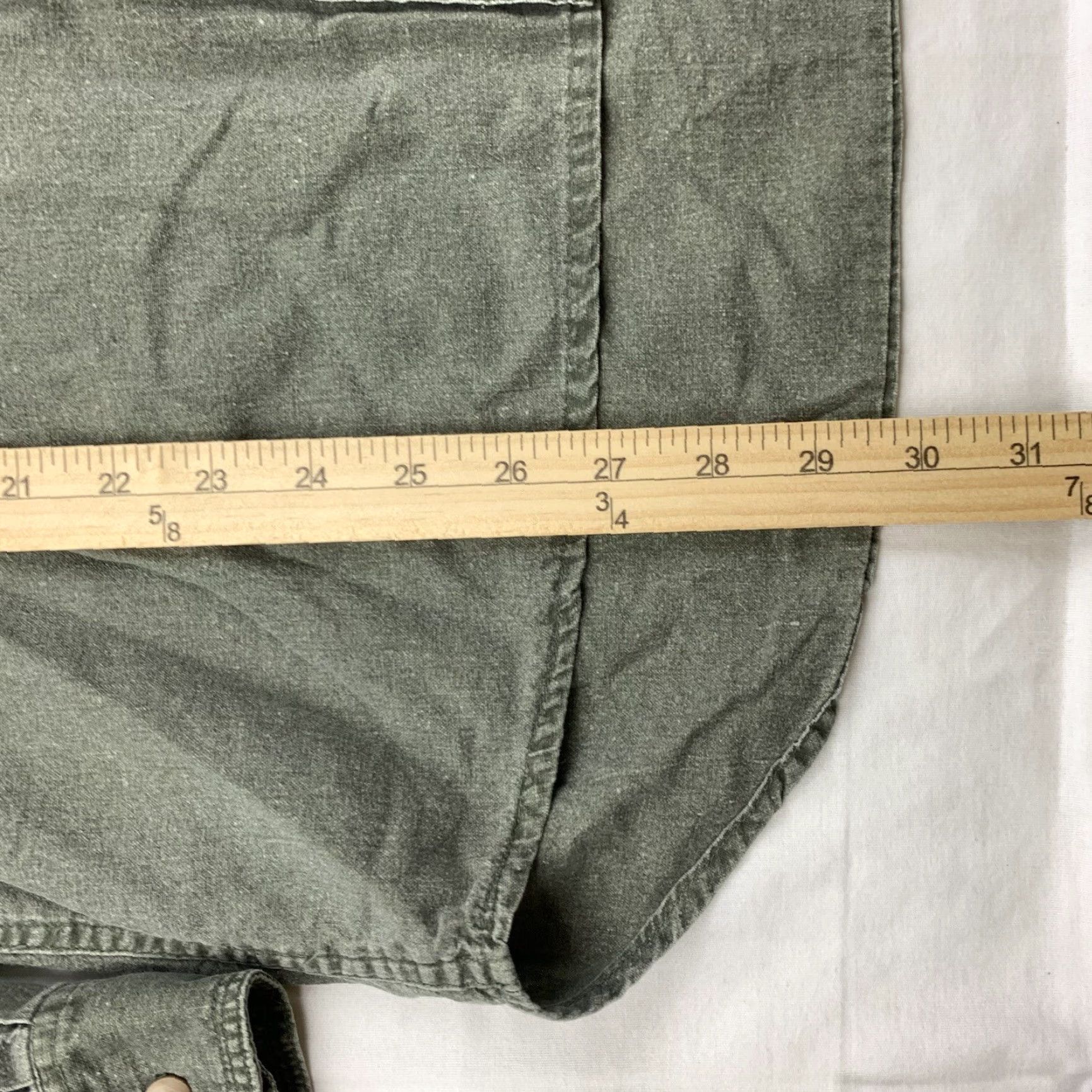 ASH VINTAGE Ash Creek Trading Button-Up Shirt Adult Medium Green Hiking Outdoors 90s Mens Button-Up Shirt Green 90s Outdoor Rugged Pockets Size US M / EU 48-50 / 2 - 7 Thumbnail