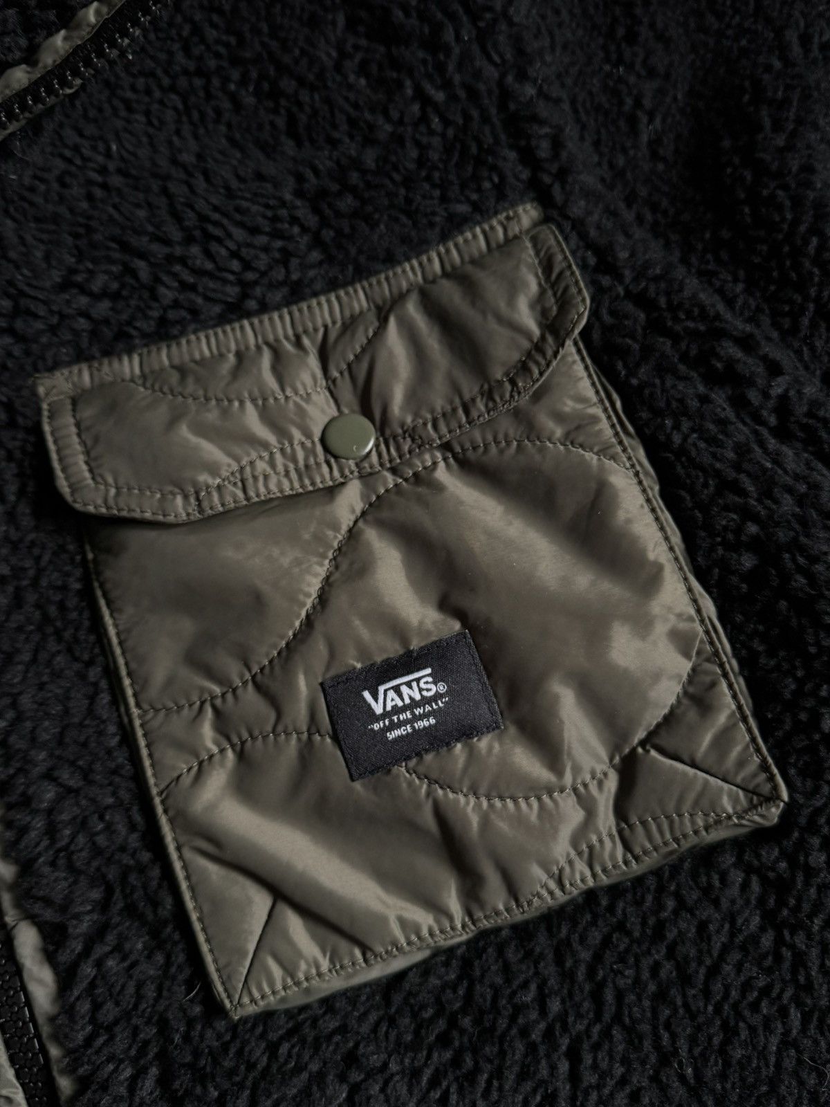Vans Vans 2in1 Transformer Fleece Sherpa Vest Jacket Size US M / EU 48-50 / 2 - 10 Thumbnail