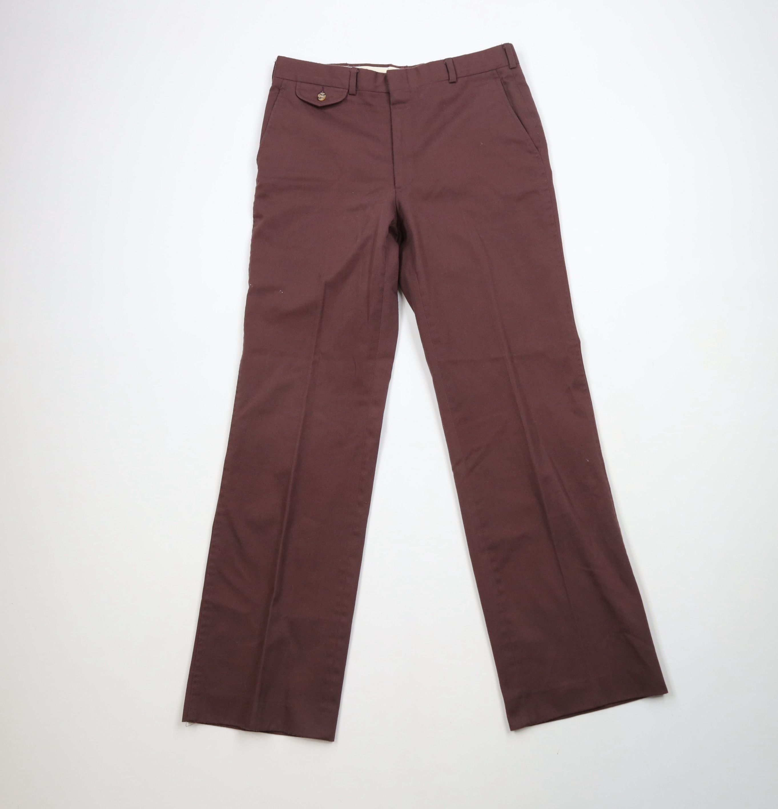 Vintage Vintage 70s Streetwear Flared Wide Leg Chino Pants USA Size US 31 - 1 Thumbnail