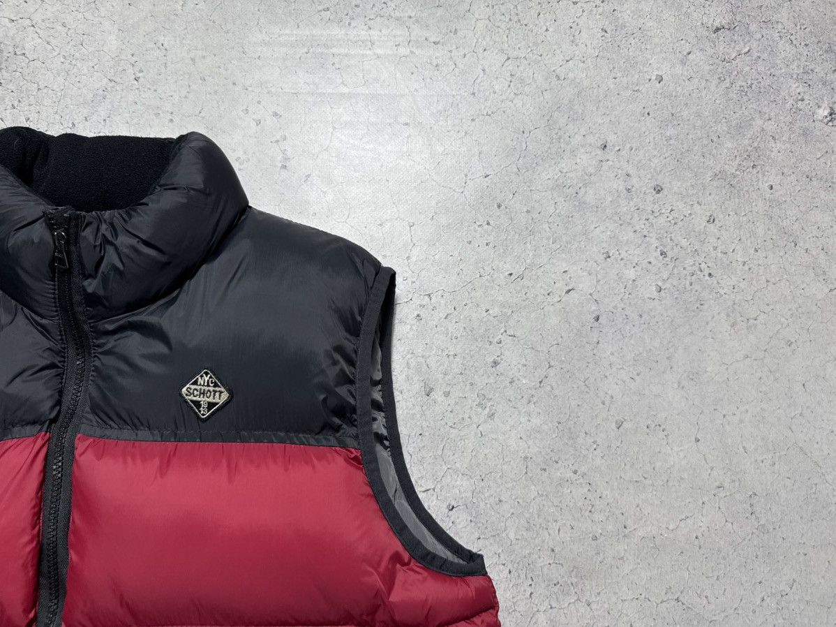 Schott Schott Down Puffer Vest Jacket Size M Size US M / EU 48-50 / 2 - 2 Thumbnail