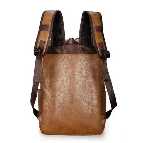 Other Laptop Bagpack PU Leather Schoolbag Size ONE SIZE - 3 Thumbnail