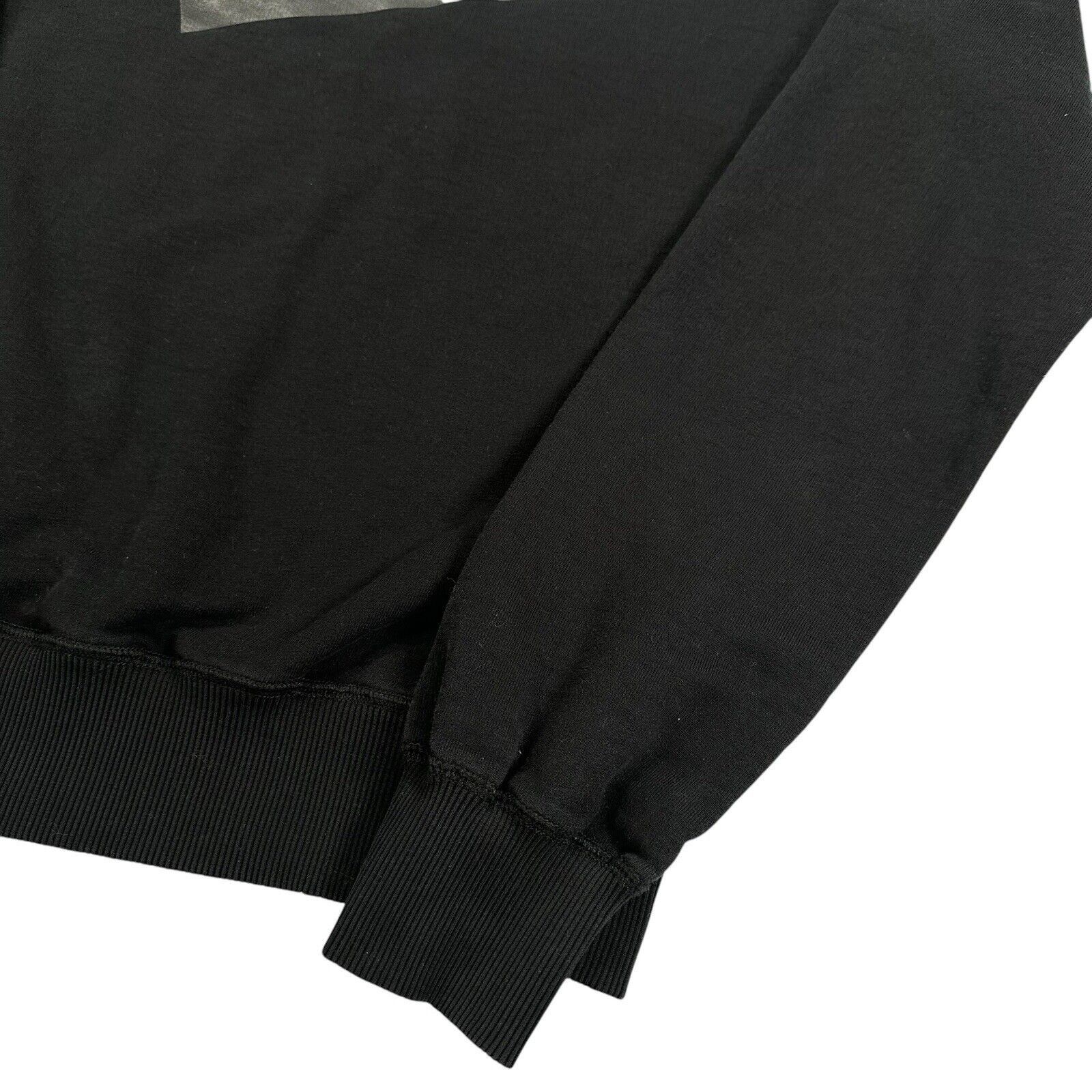 Dolce & Gabbana Dolce & Gabbana Size L Sweatshirt Black on Black Tape Logo Size US L / EU 52-54 / 3 - 8 Thumbnail
