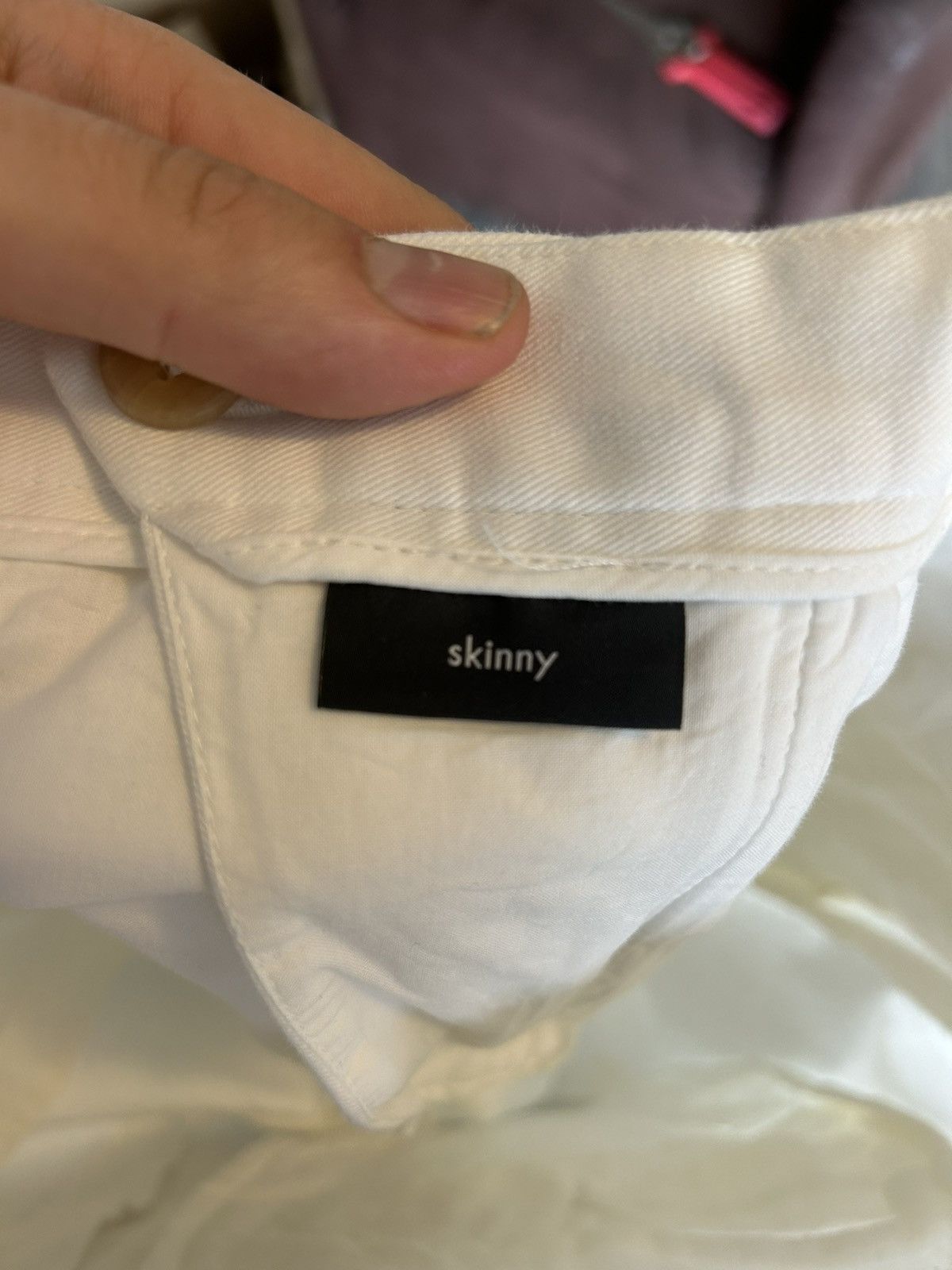 Gucci White Slim Fit Pants - Cotton Blend with Subtle Logo Detail Size US 30 / EU 46 - 17 Thumbnail