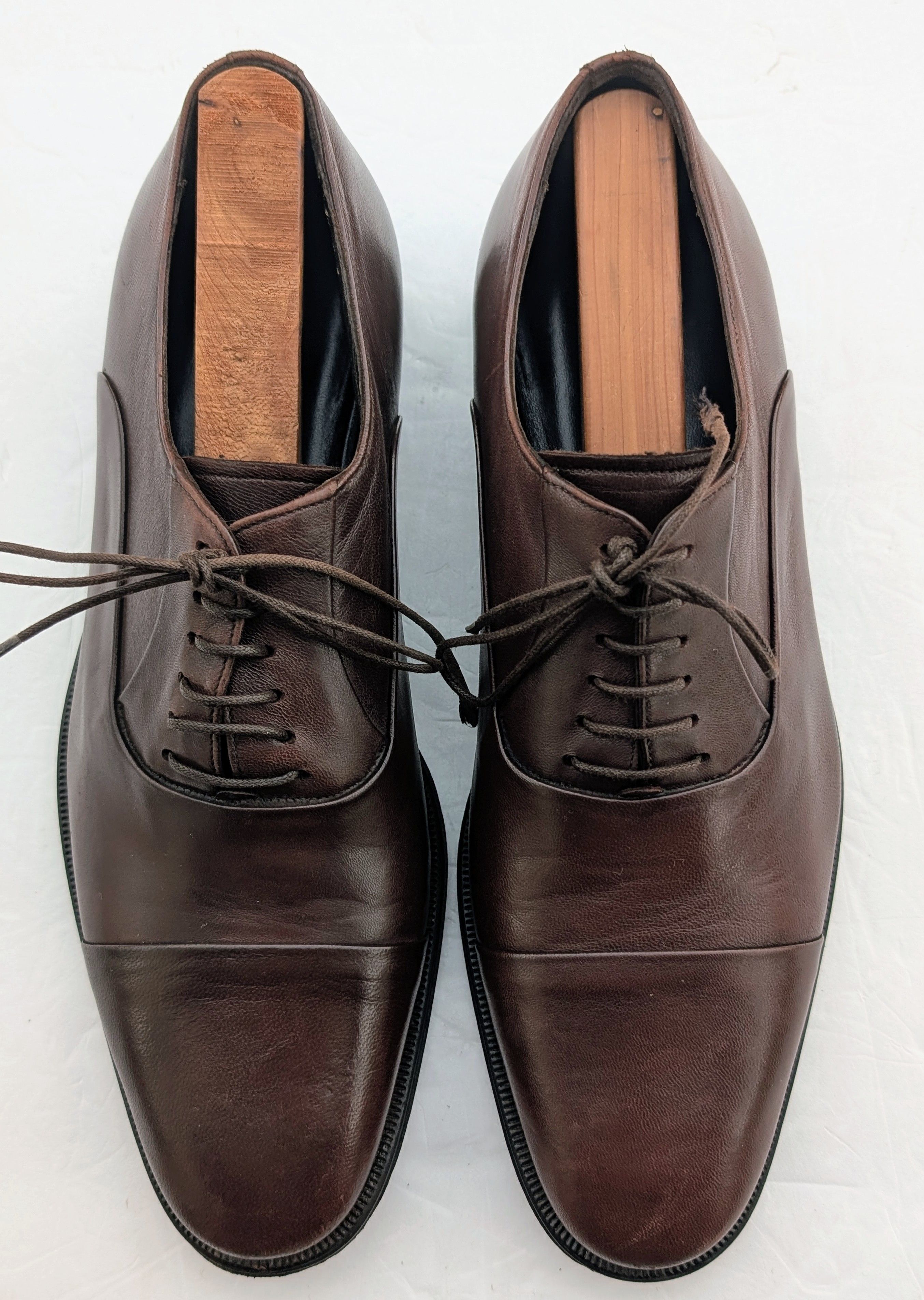 Bruno Magli Bruno Magli Maioco Italian Brown Oxfords Size 9.5 M Brown Size US 9.5 / EU 42-43 - 2 Thumbnail
